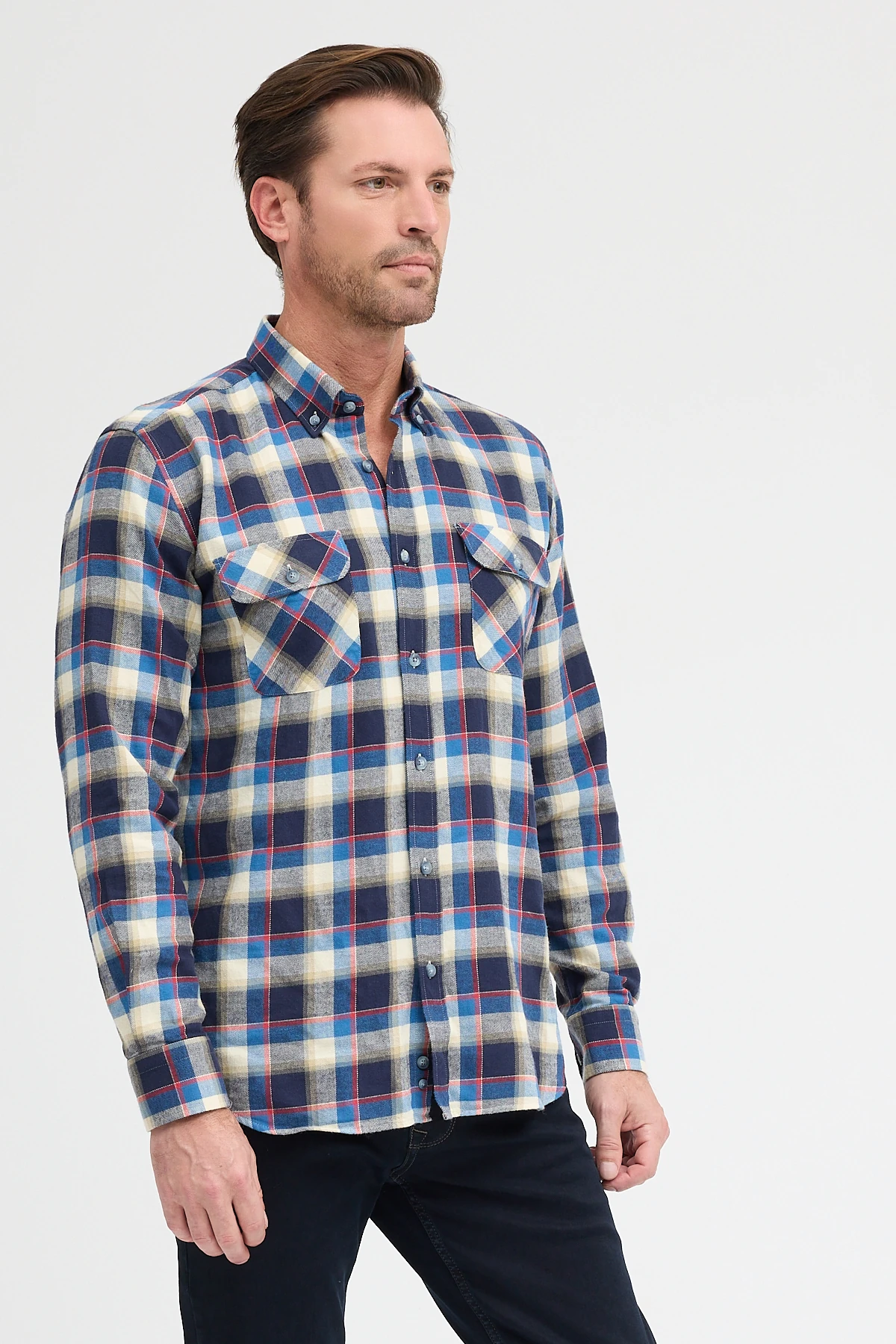 %100 Pamuk Kışlık Gömlek