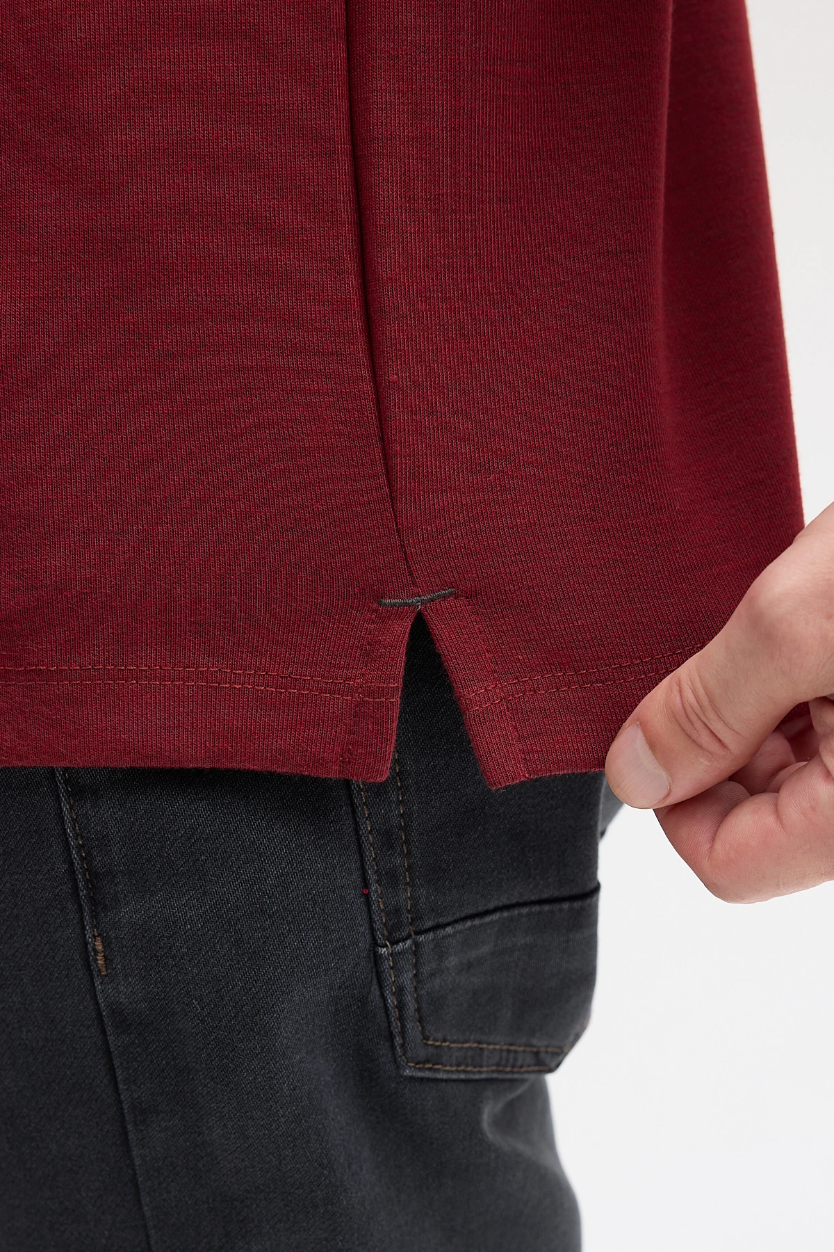 Erkek Dik Yaka Fermuarlı Sweatshirt