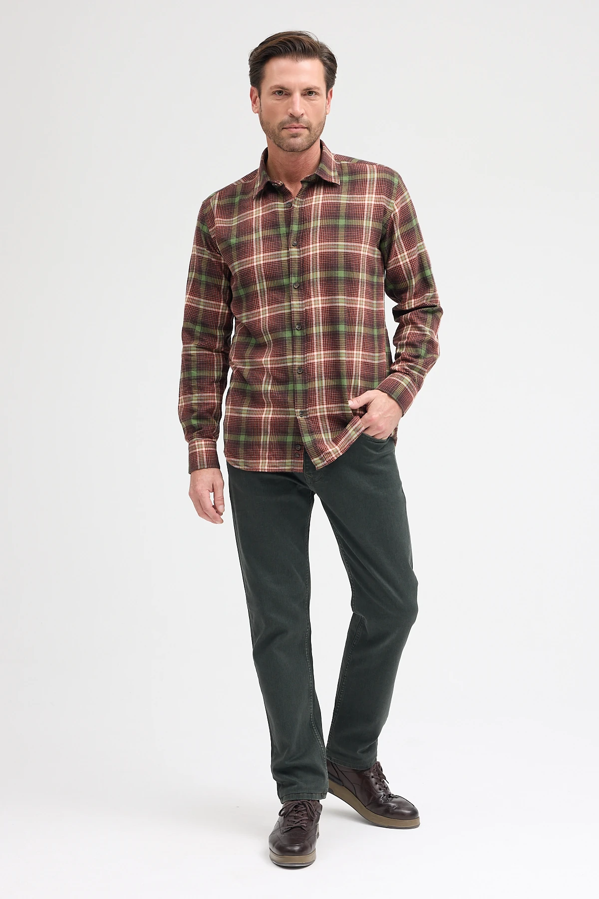 %100 Pamuk Kışlık Gömlek