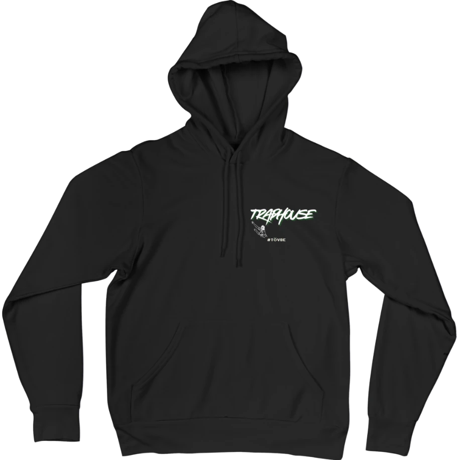 No.1 – TRAPHOUSE Hoodie | HoodieBars Black Limited Edition