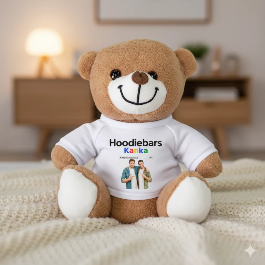 Kişiye Özel Hediyelik Peluş Ayıcık - Sevimli Oyuncak Ayı 25 cm