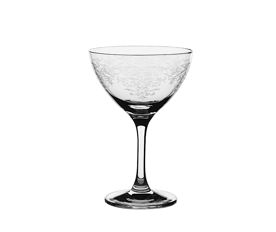 Rona Classic Cocktails Martini Kadehi - Lace - 250 ml - 6'lı Set
