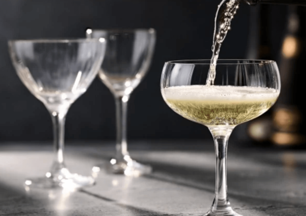 Rona Classic Cocktails Paris Şampanya ve Kokteyl Kadehi - Optic - 260 ml - 6'lı Set