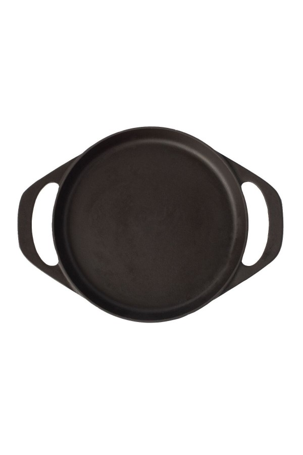 Potart 22 cm Yuvarlak Sahan - Mat Siyah