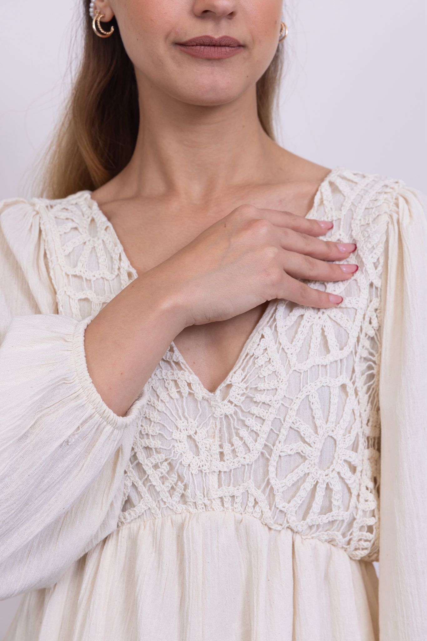 Şort- tulum krem renk 