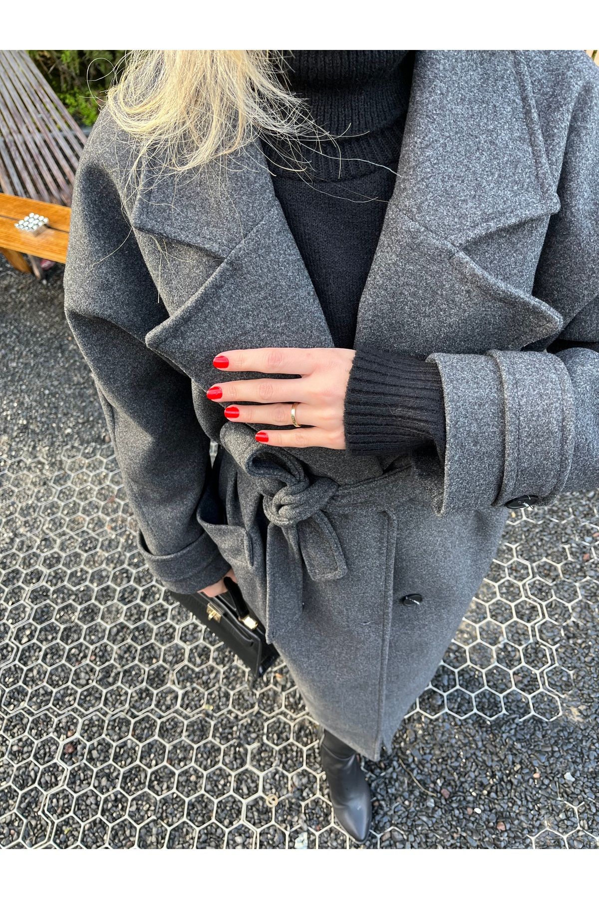 Oversize Antrasit Kaban