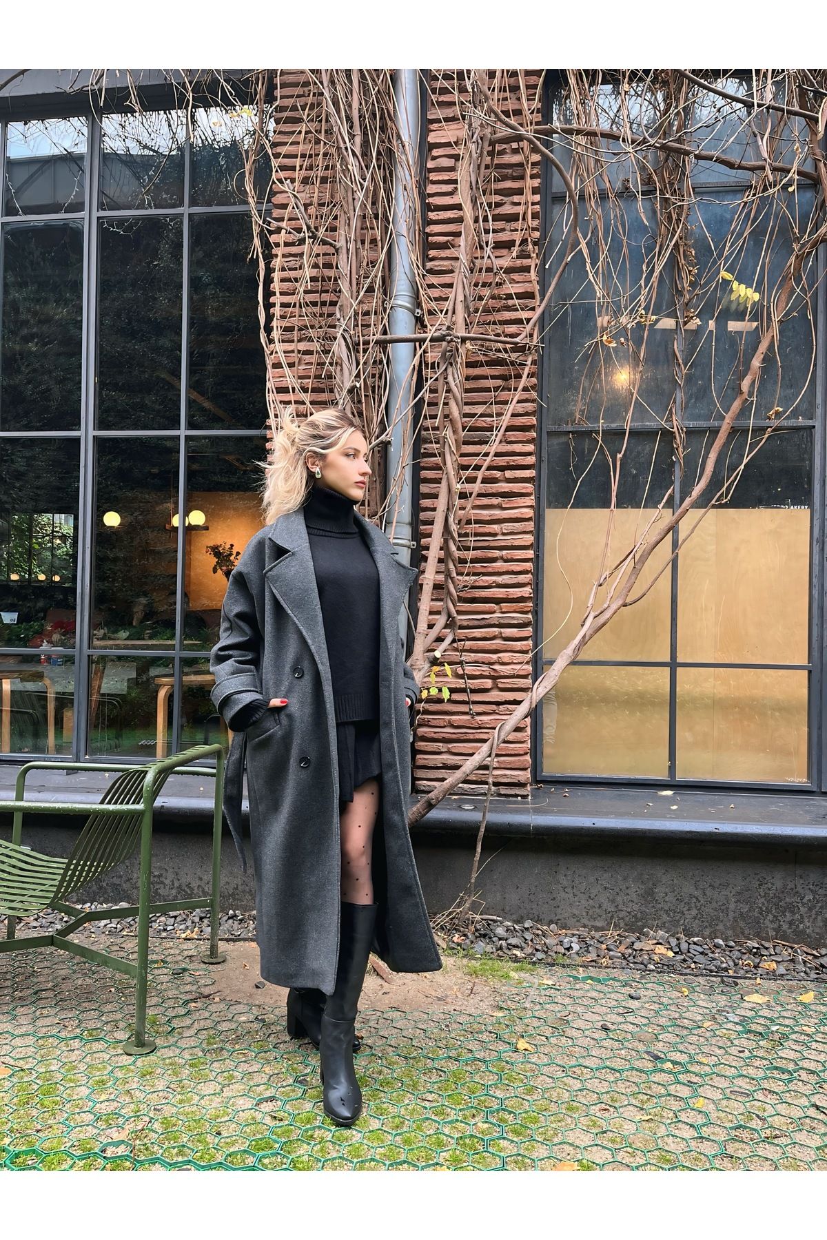 Oversize Antrasit Kaban