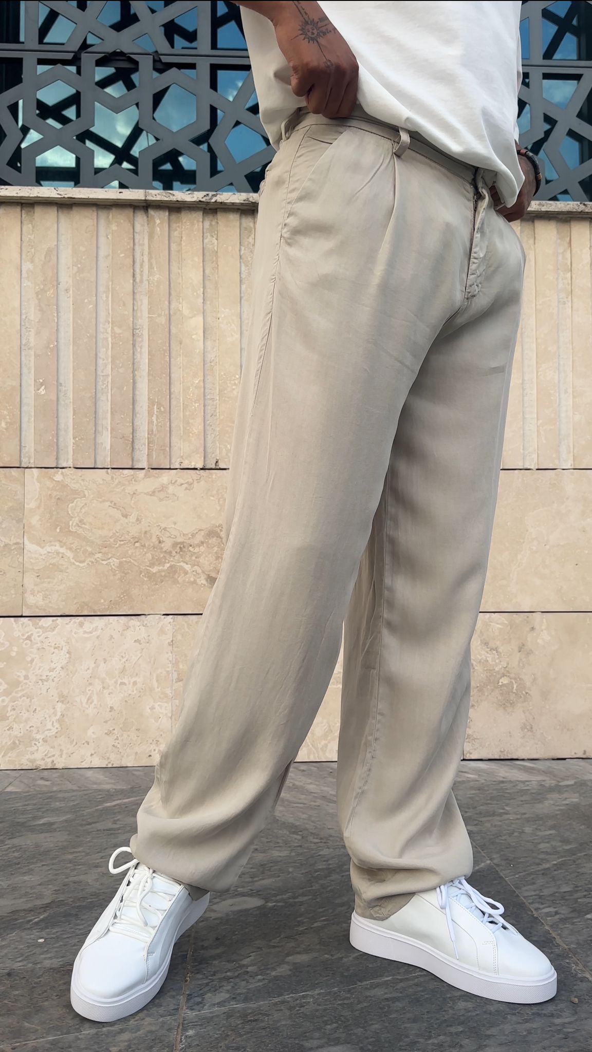 Modal Kumaş Premium Baggy Pantolon