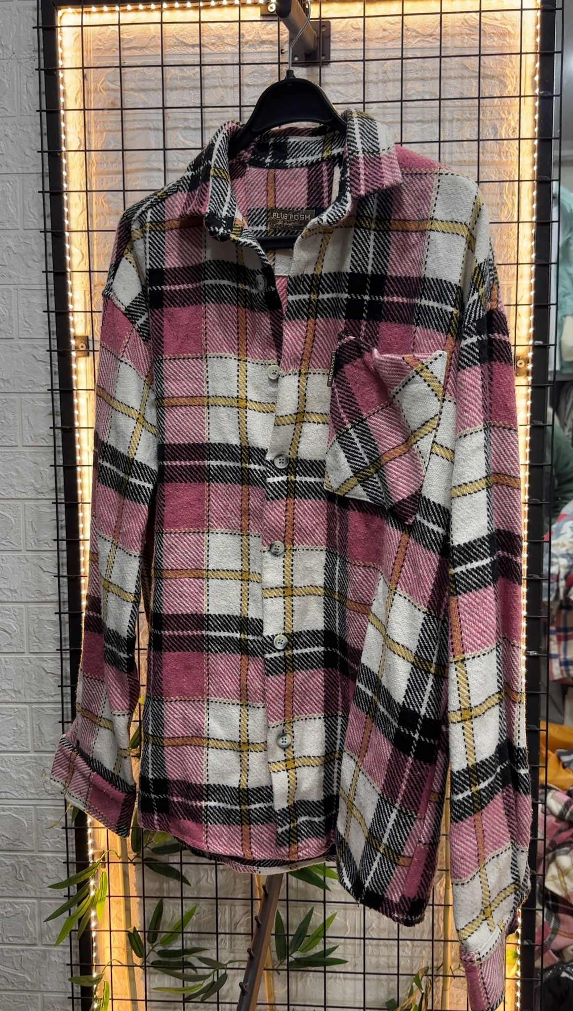 Oduncu Gömlek - Pembe