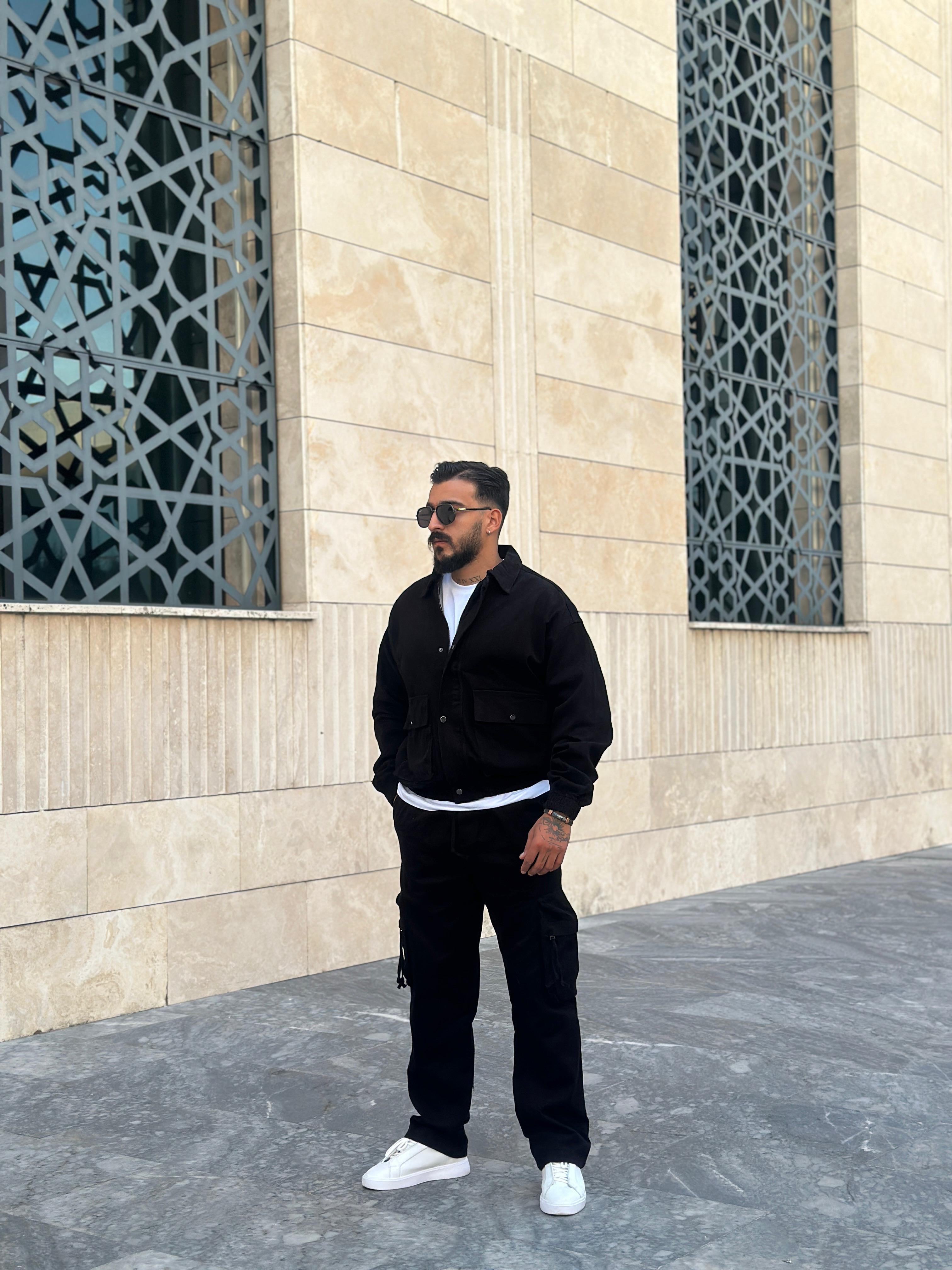 Oversize Gabardin Kargo Takım