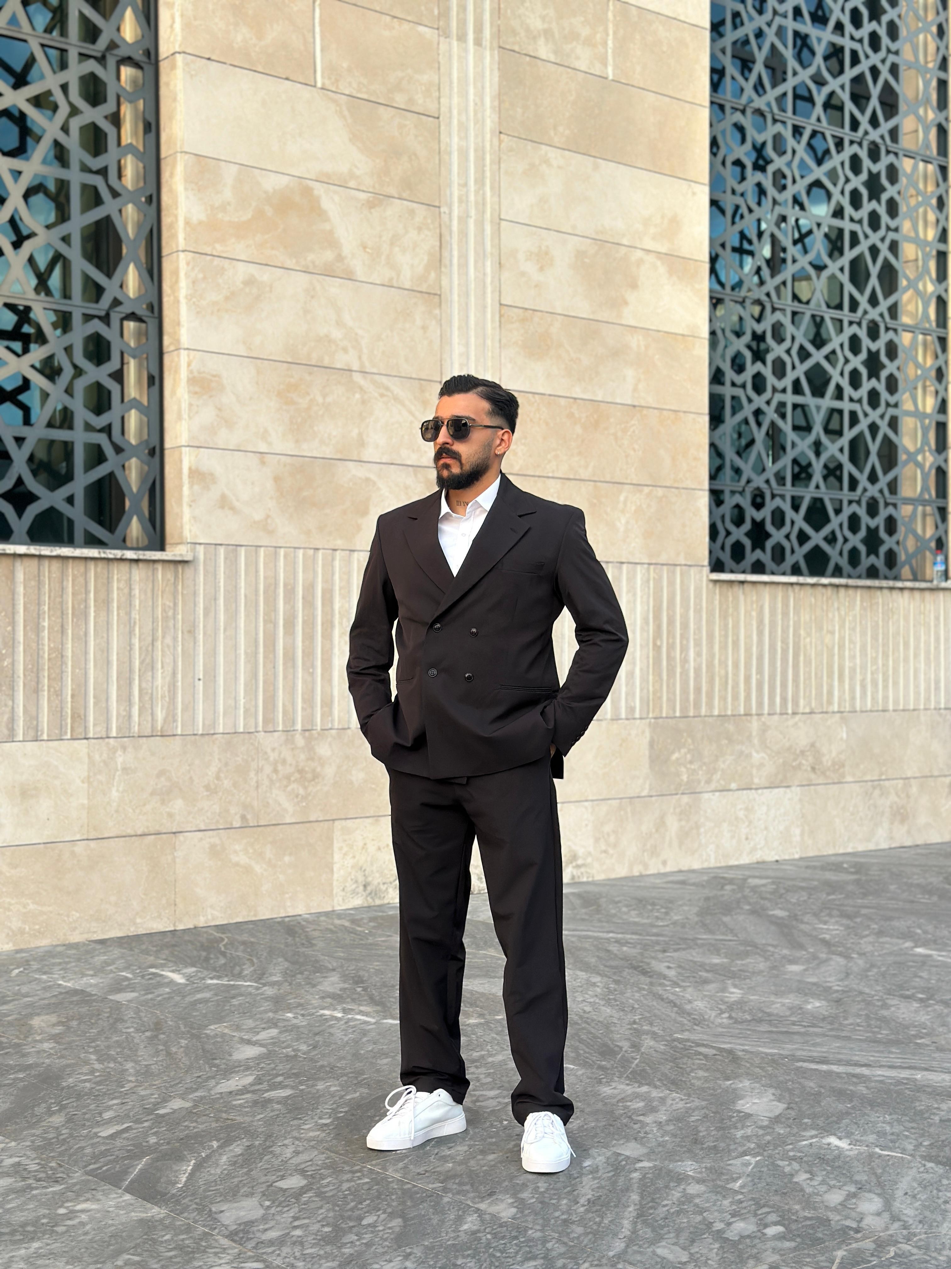 Oversize Kruvaze Takım Elbise