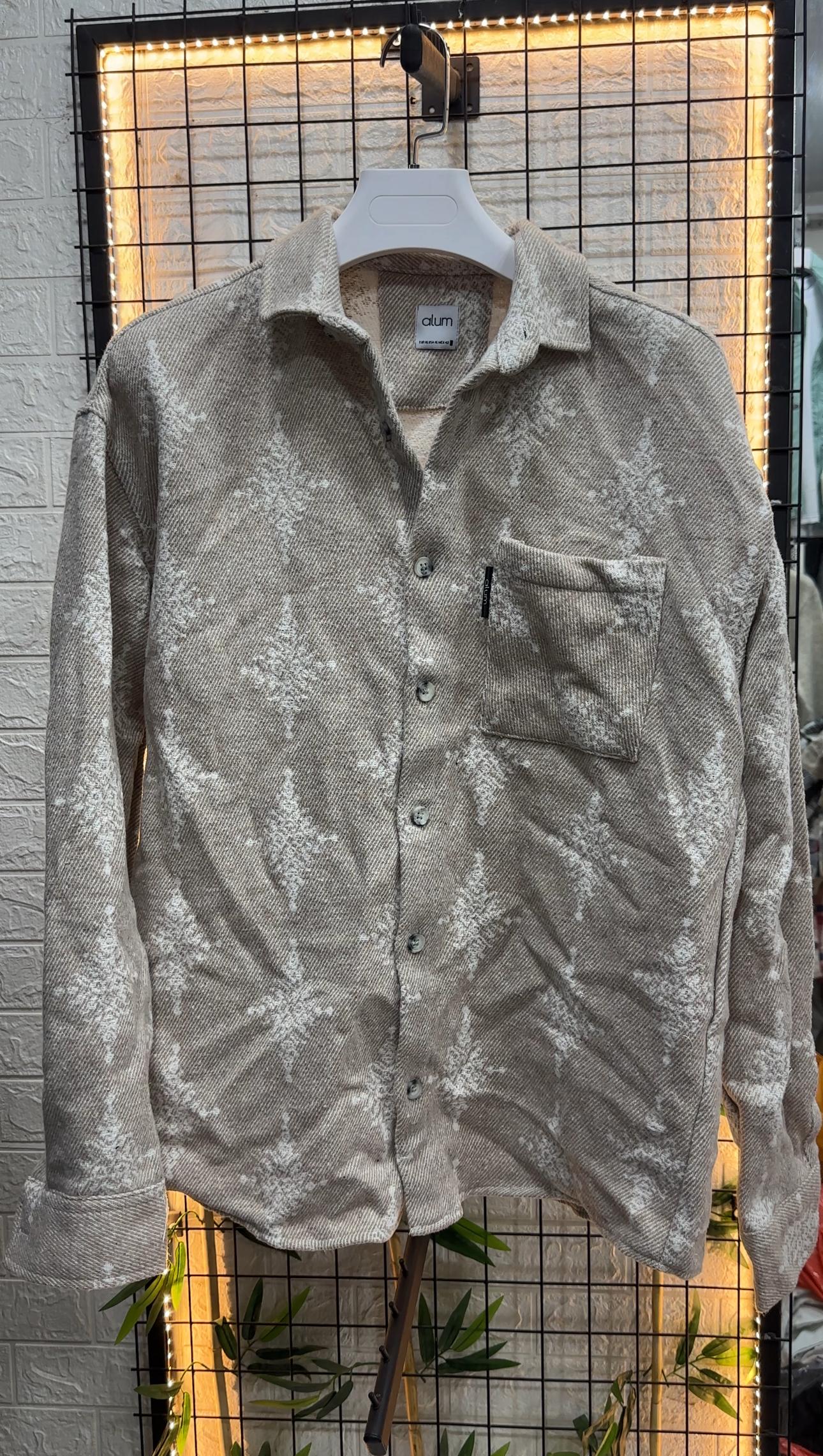 Oduncu Gömlek - Krem