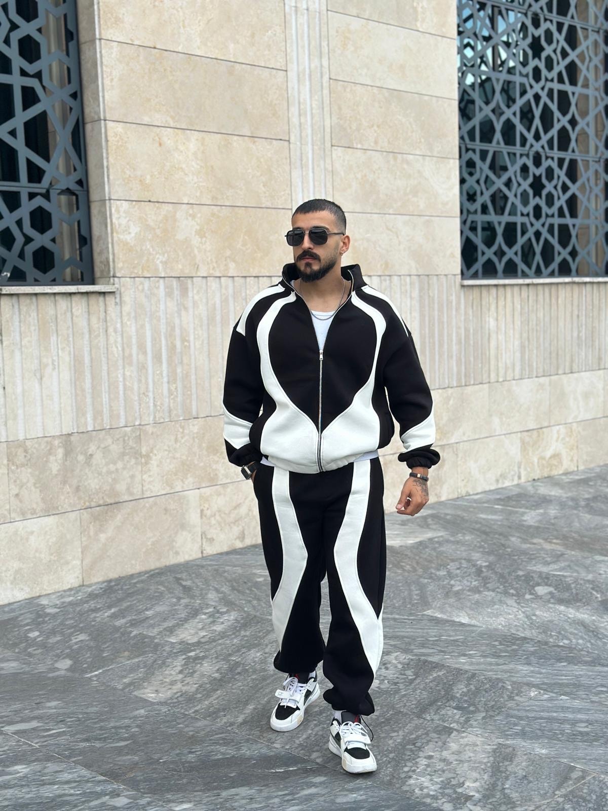 Oversize Eşofman Takımı - Siyah