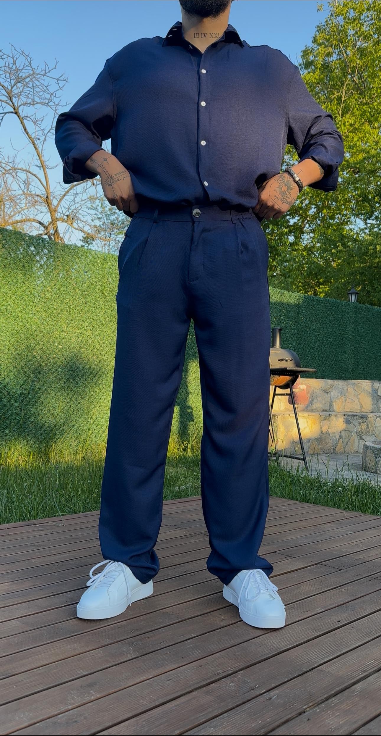 Oversize Keten Takım
