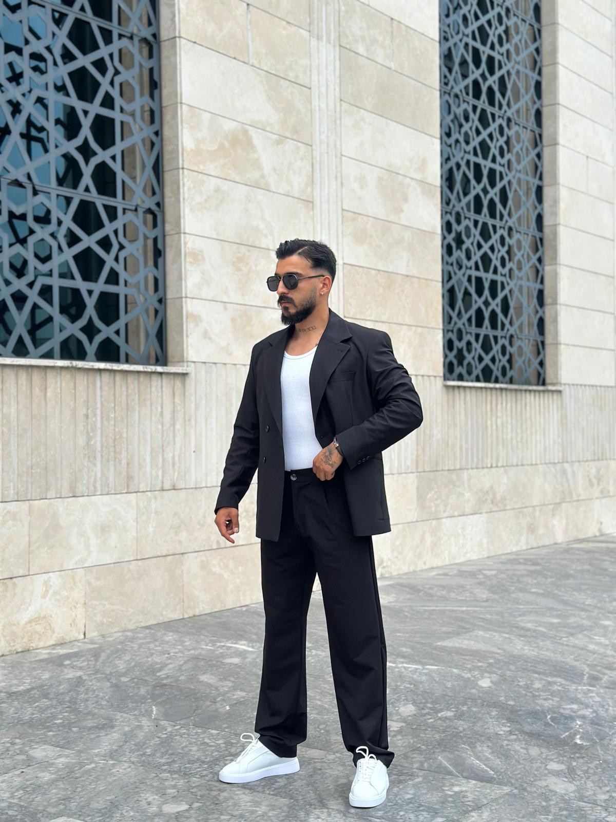 Oversize Kruvaze Takım Elbise