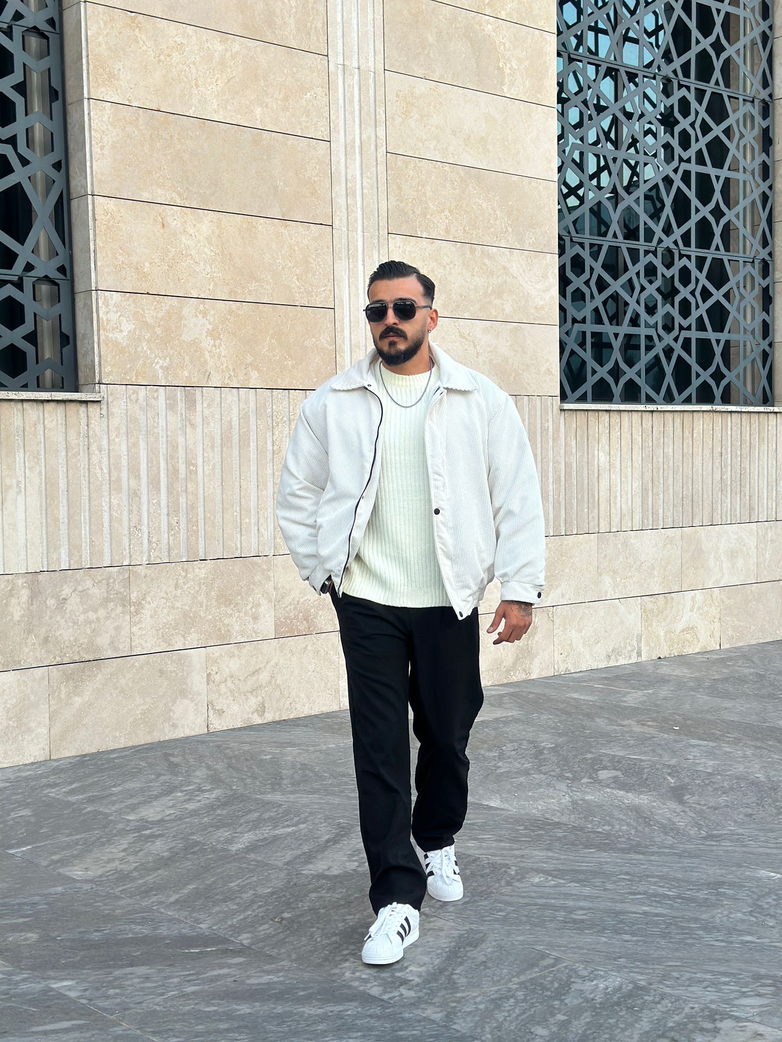 Oversize Kadife Mont