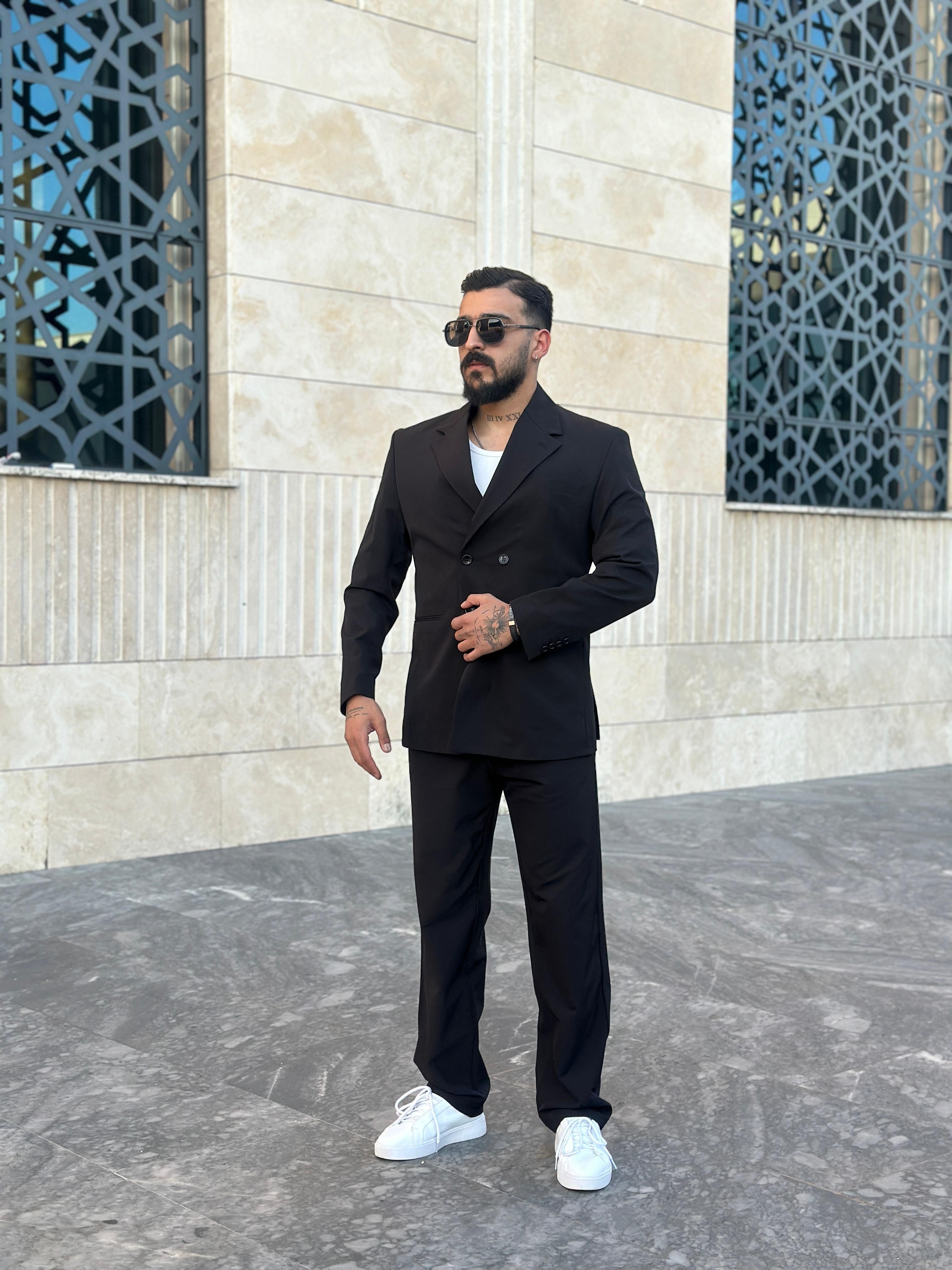 Oversize Kruvaze Takım Elbise