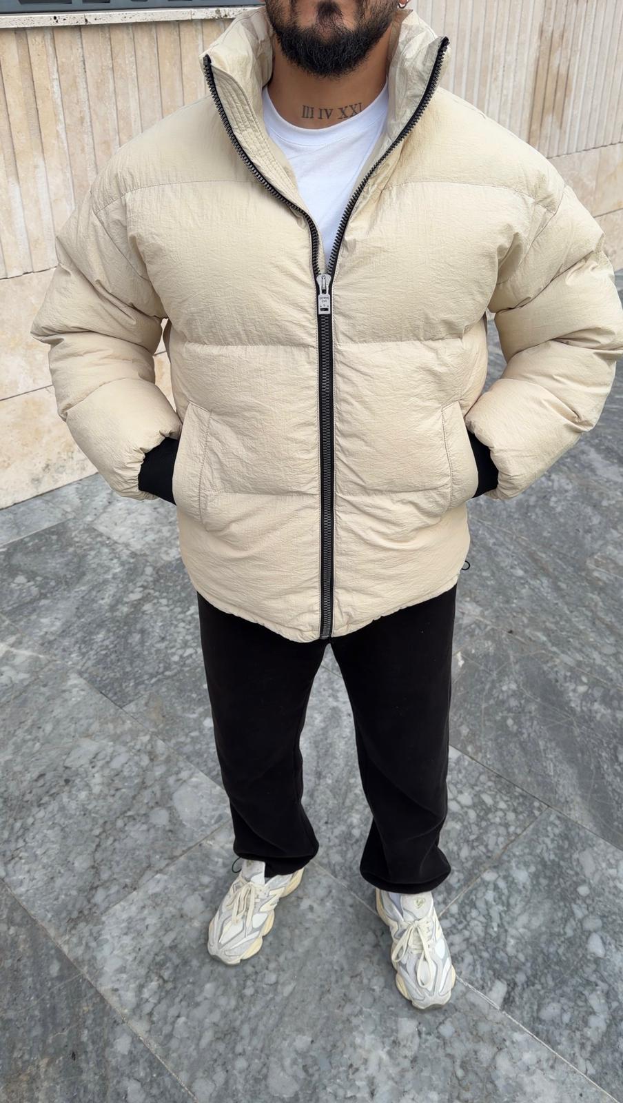 Premium Kalite Oversize Krınkıl Mont