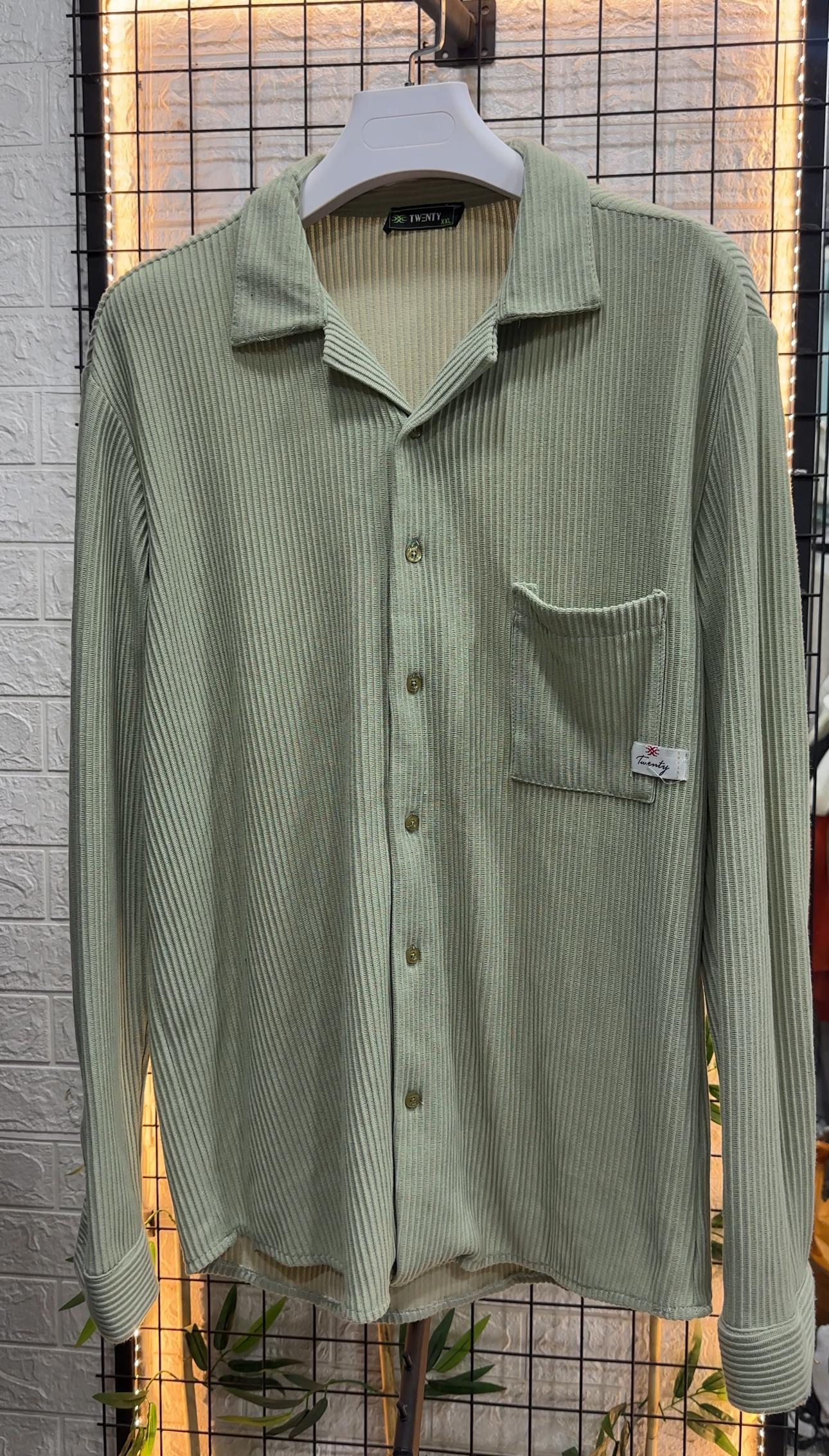 Çelik Örme Oversize Gömlek