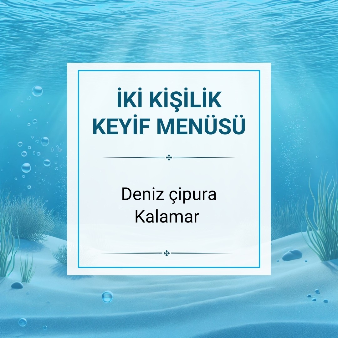 İki Kişilik Keyif Menüsü