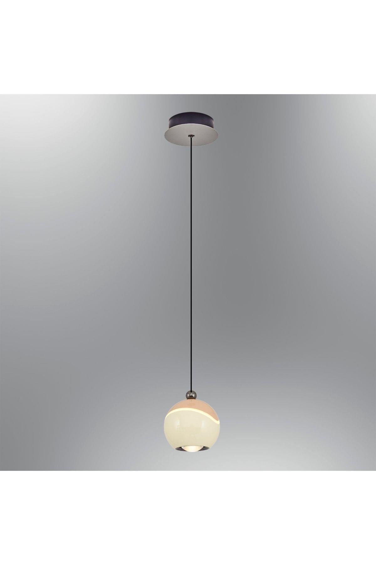2825-1A-7 Pastel Tekli Sarkıt Yeşil