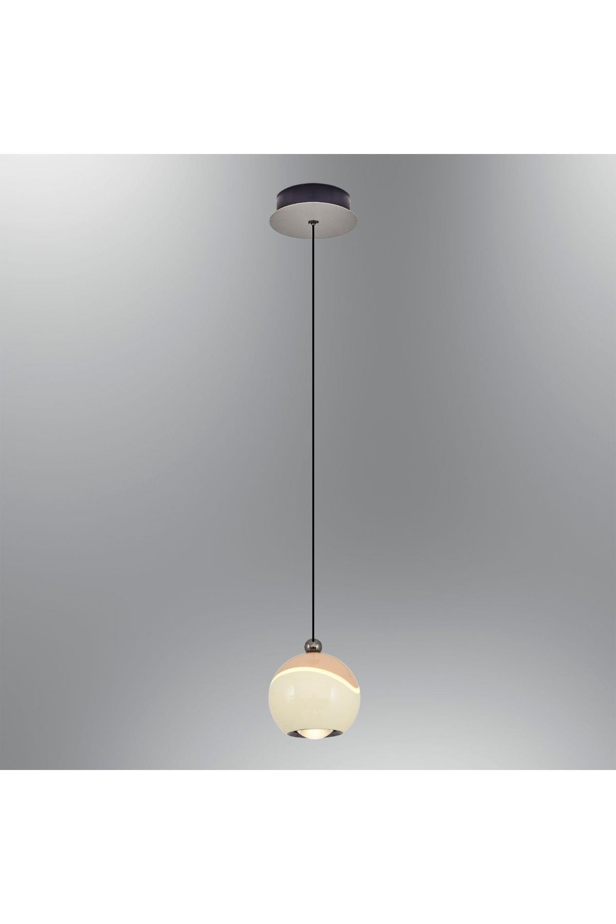 2825-1A-7 Pastel Tekli Sarkıt Yeşil