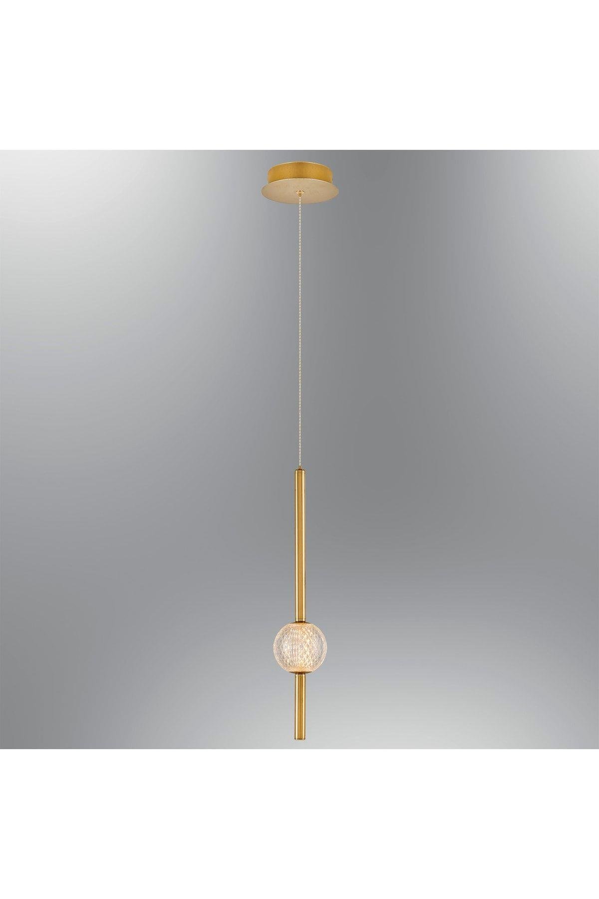 4133-3A-03 Pearl 3'Lü Sarkıt Sarı