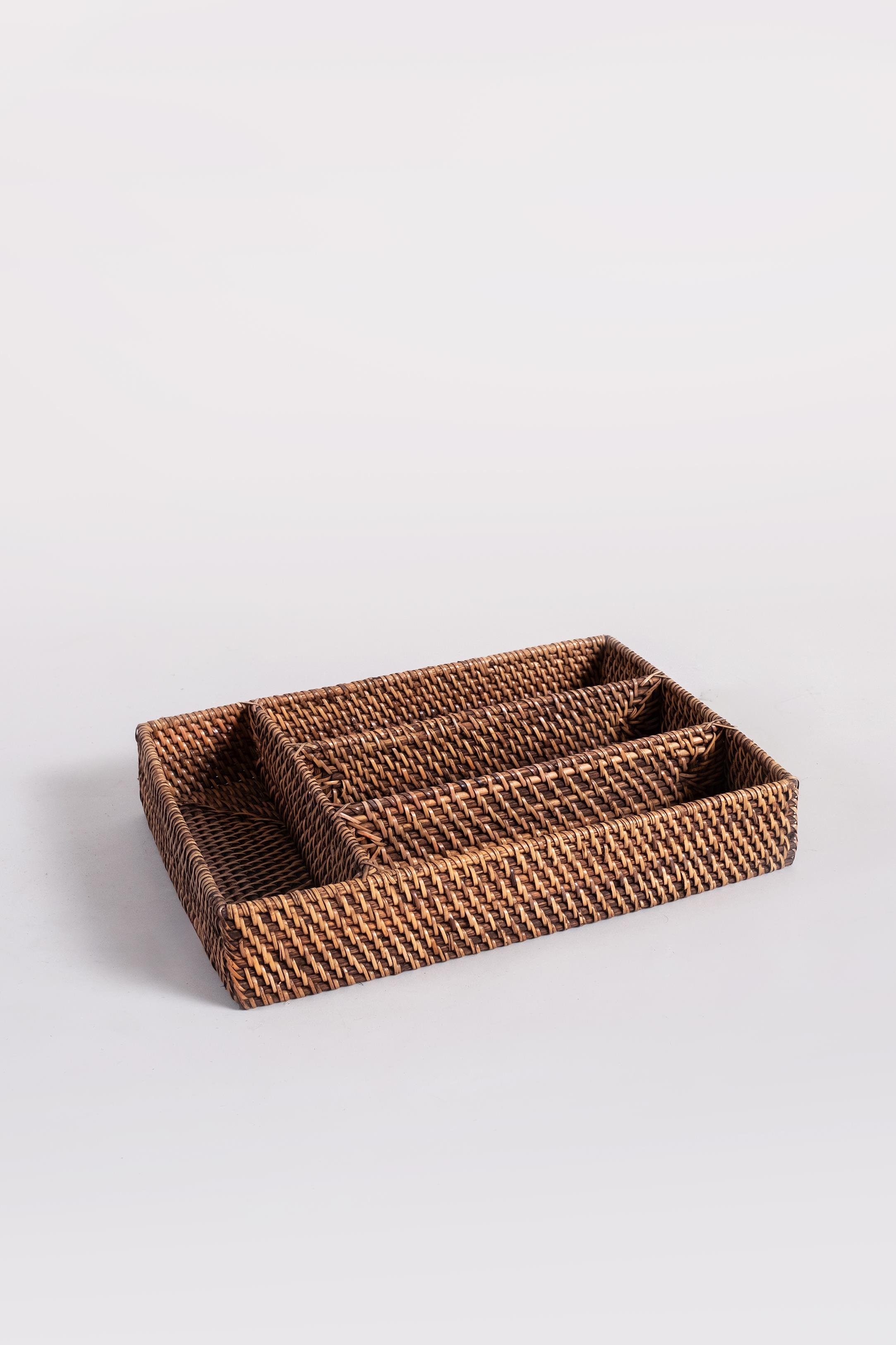 Rattan Düzenleyici Dekoratif Kutu No:4