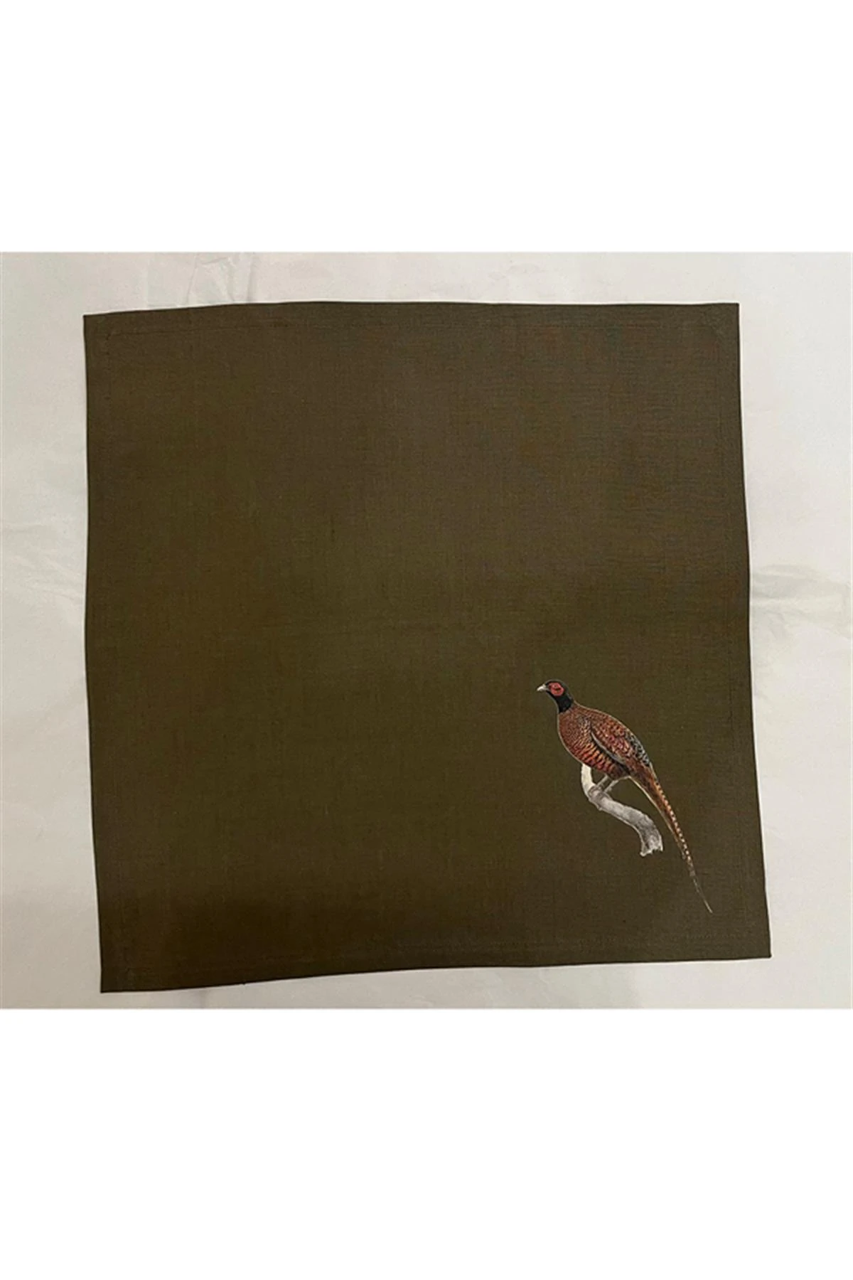 Monot 6'lı Kuş Desenli Keten Peçete