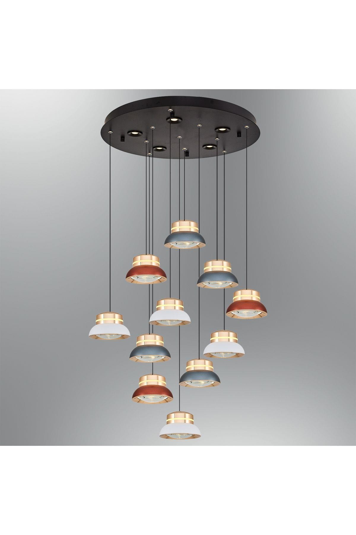 2826-2A-0324 Haat 2'Li Mıx Sarkıt Sarı-Platin Mix