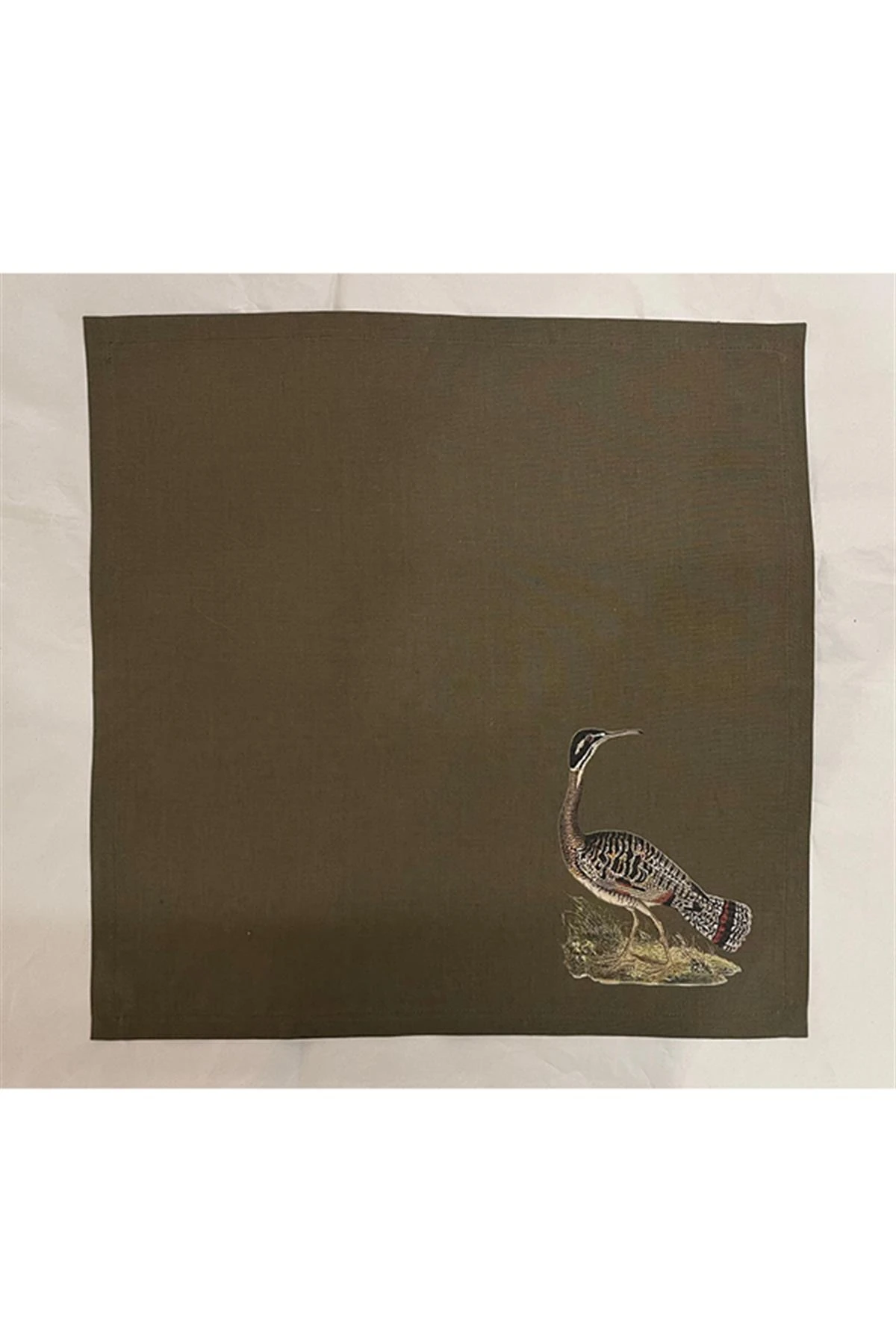 Monot 6'lı Kuş Desenli Keten Peçete