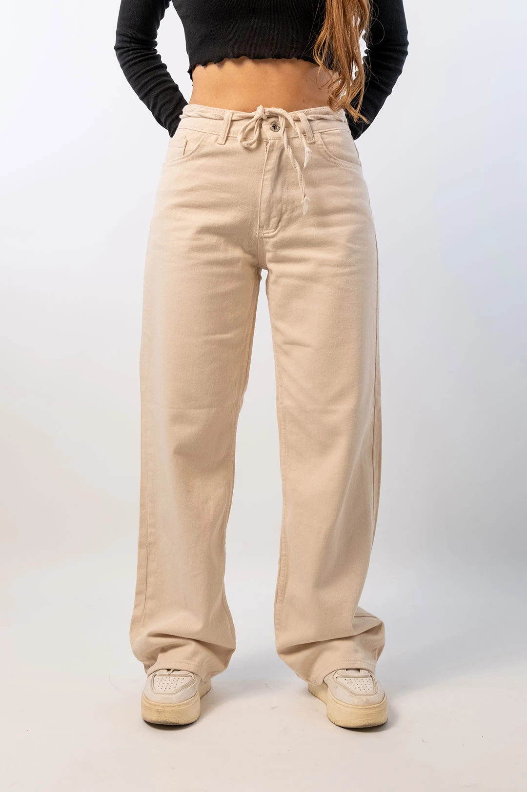 Yüksek Bel Wide Leg Palazzo