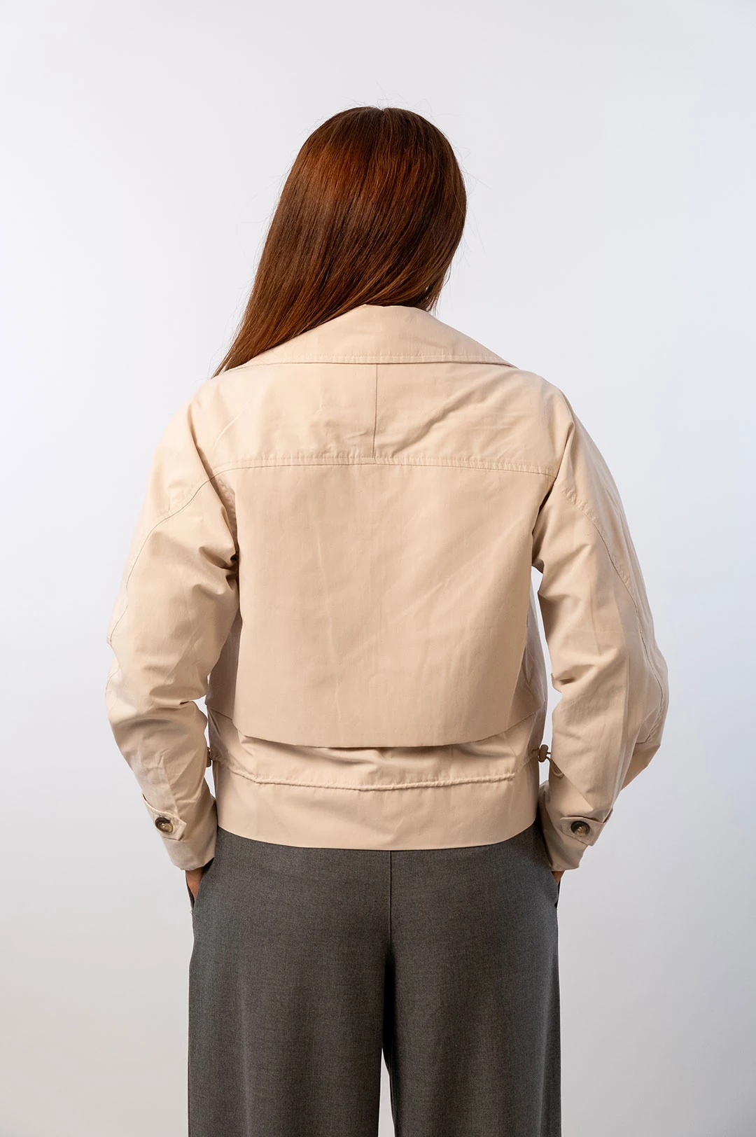 Kısa Trençkot - Camel