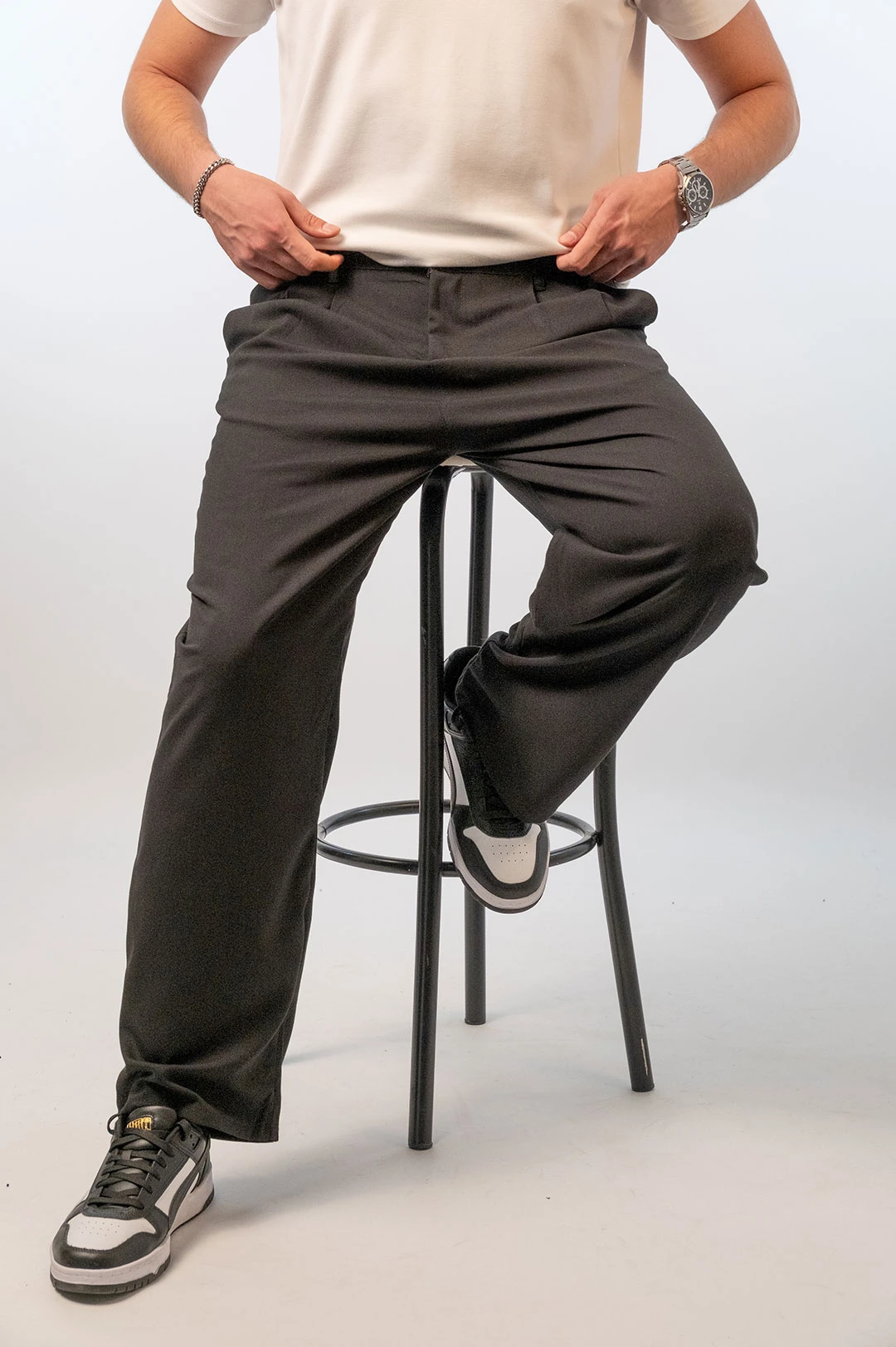 Baggy Fit Kumaş Pantolon