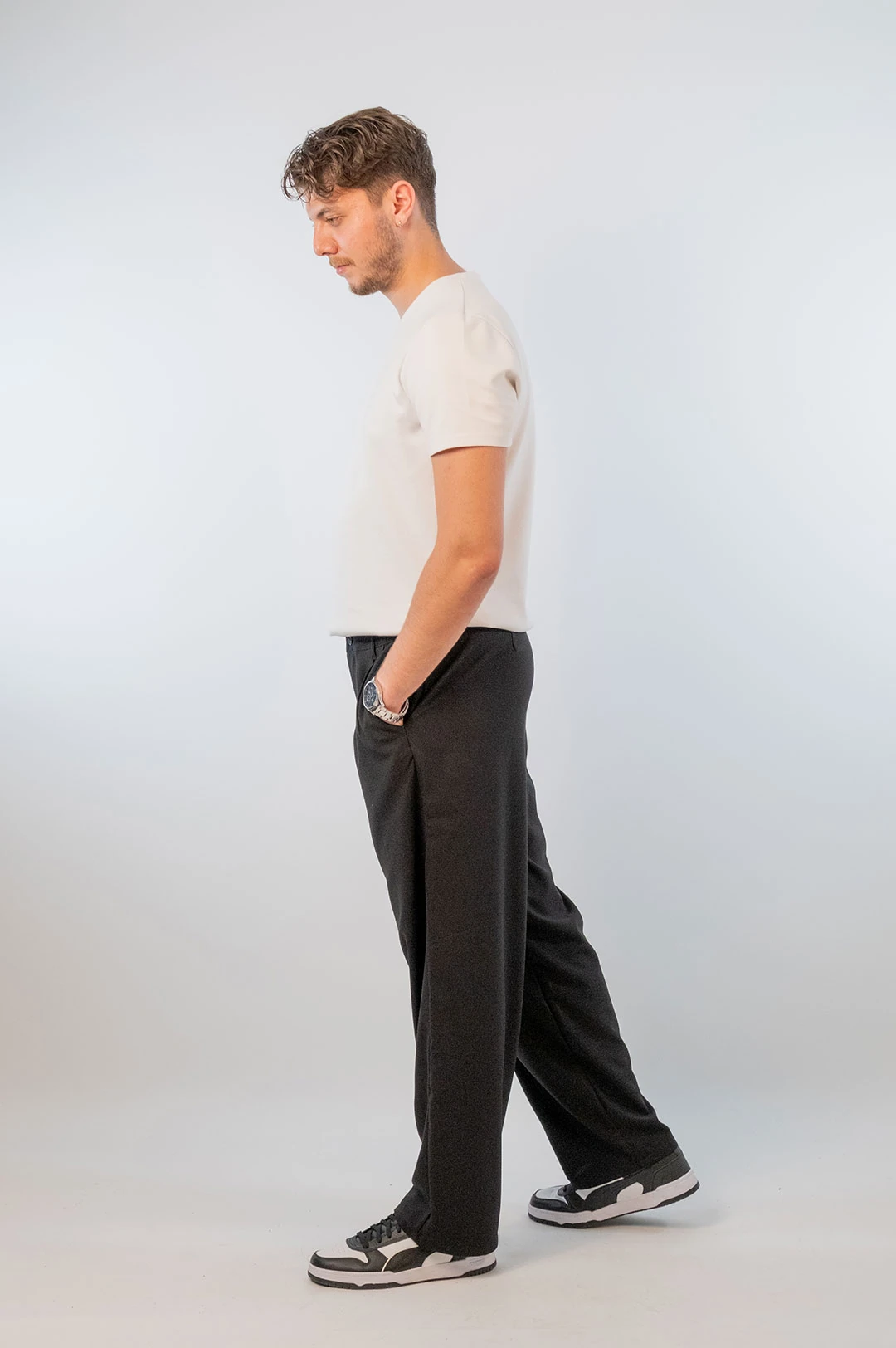 Baggy Fit Kumaş Pantolon