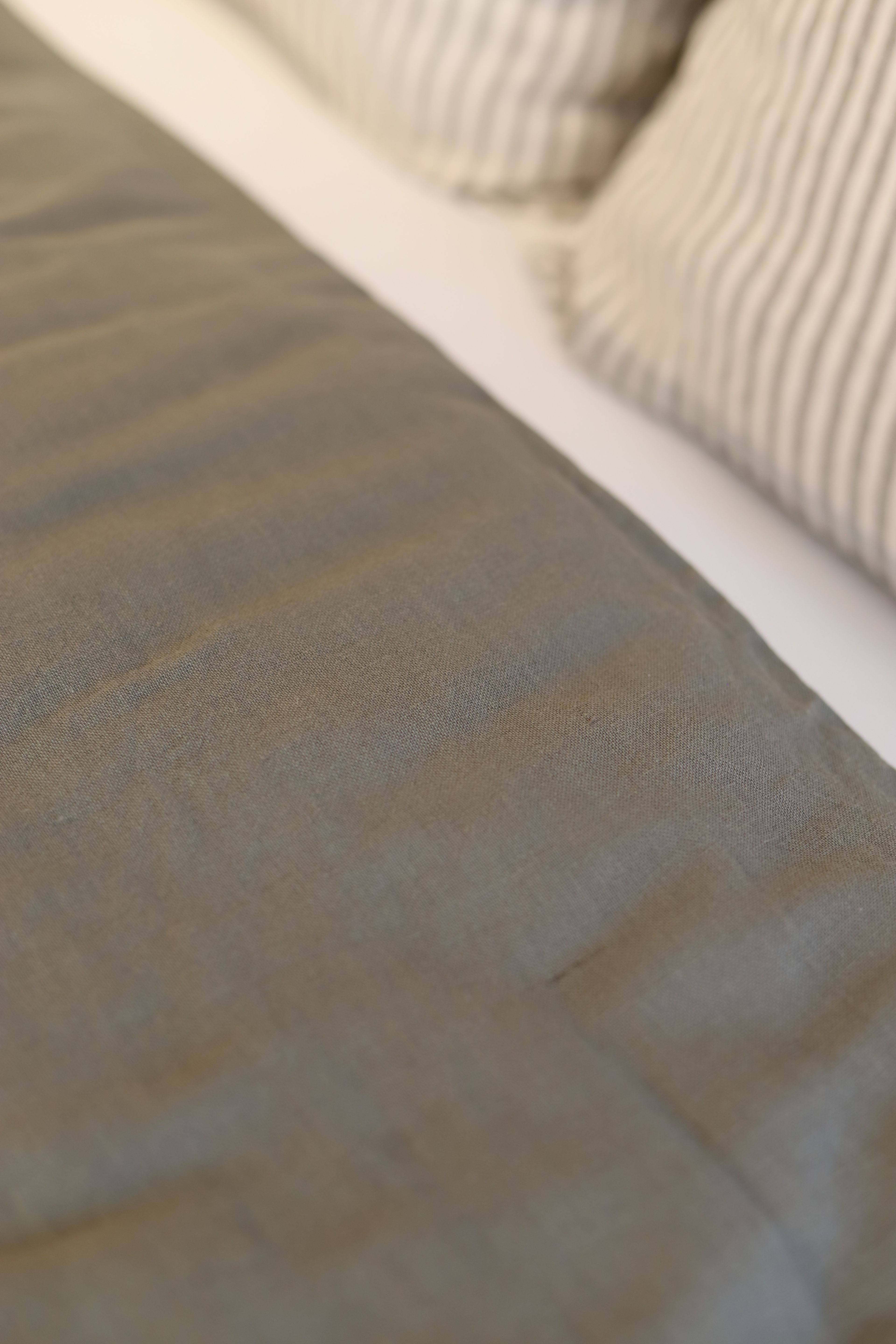 Striped Linen Duvet Cover  