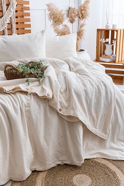 King Size Müslin Nevresim Takımı