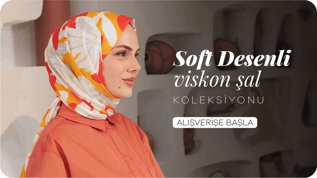 Soft Desenli Viskon Şal Koleksiyonu