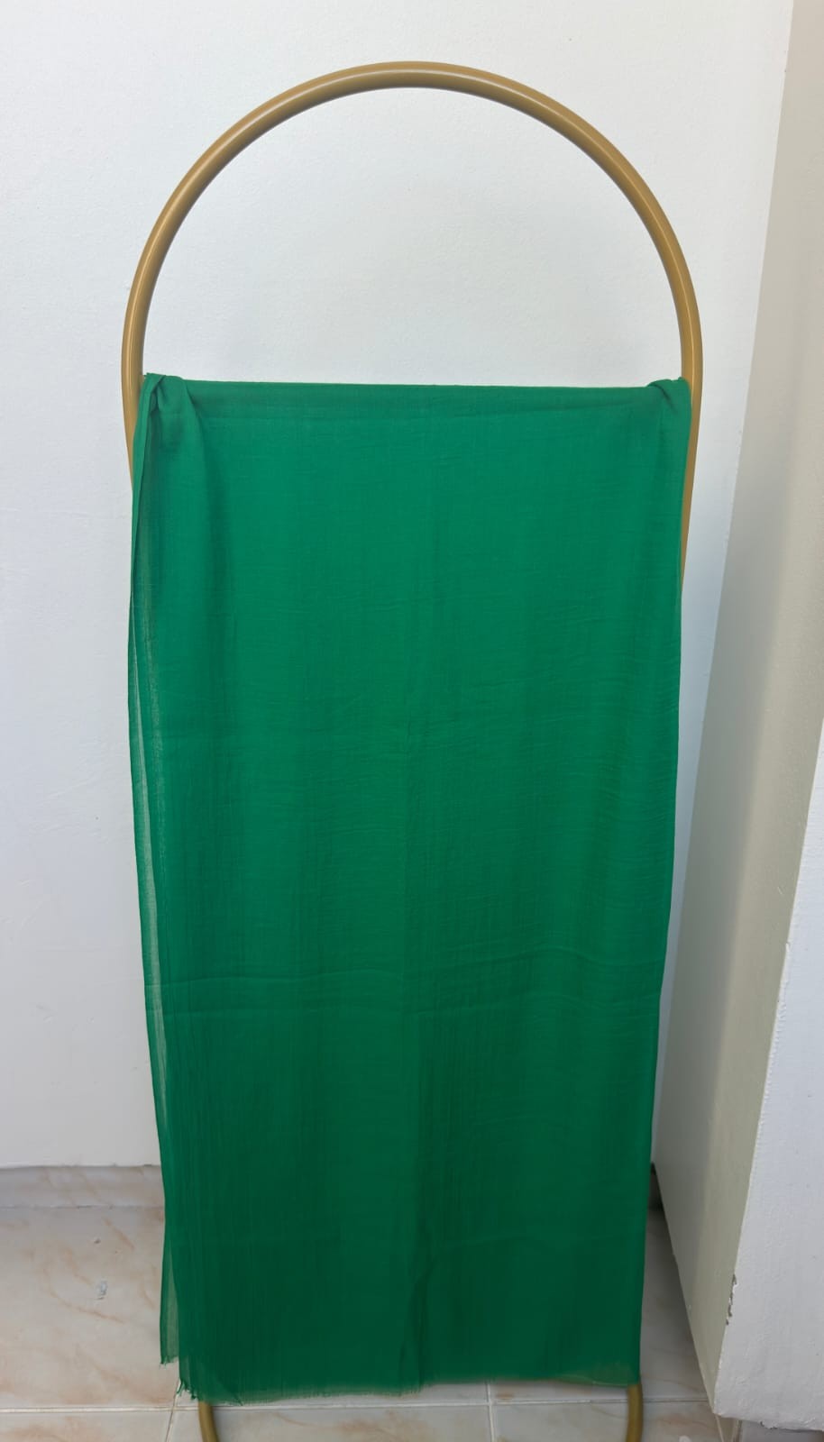 Dubai Premium Şal - 100 x 195 cm - Benetton Yeşili