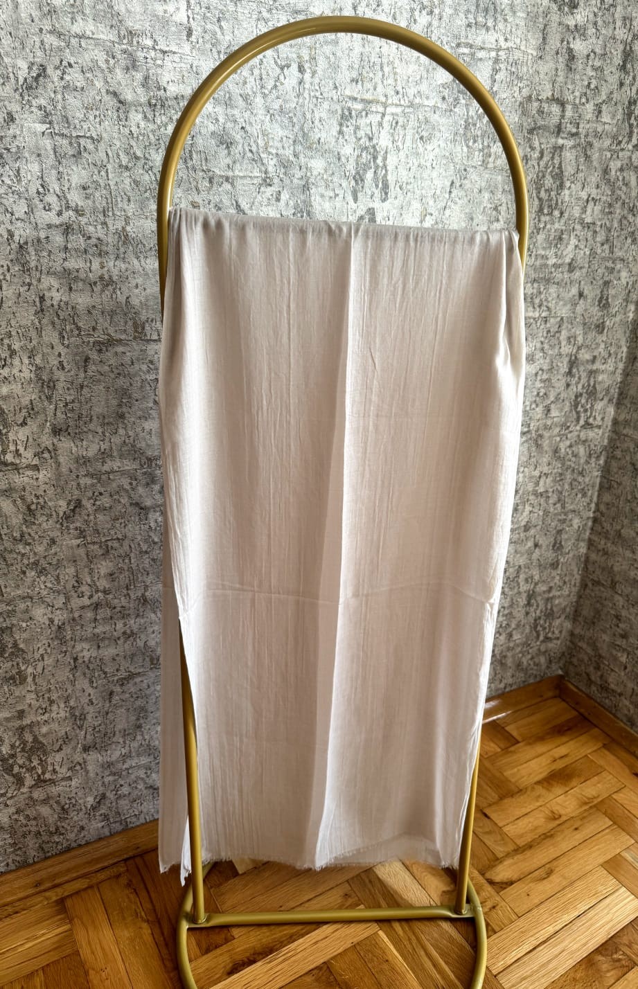Dubai Premium Şal - 100 x 195 cm - Koyu Bej