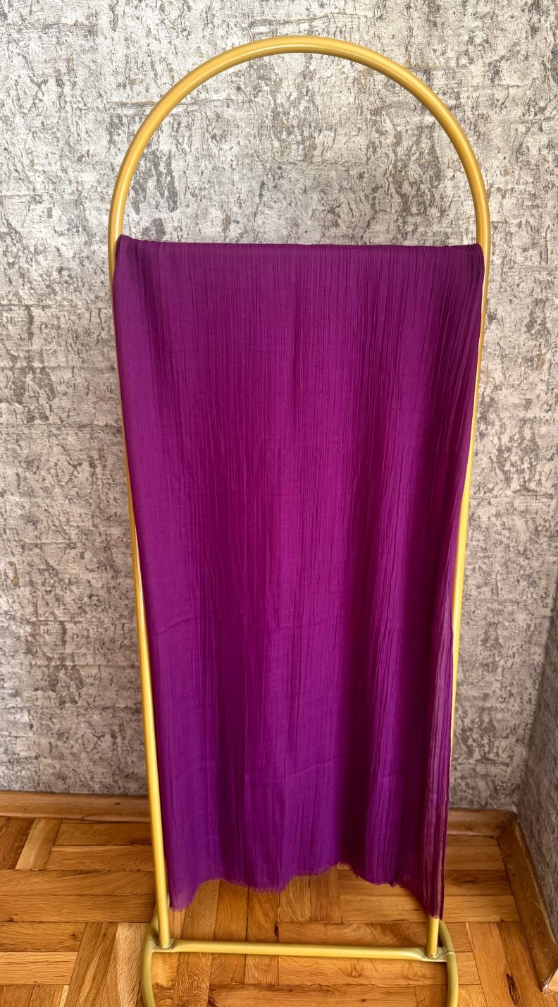 Dubai Premium Şal - 100 x 195 cm - Mor