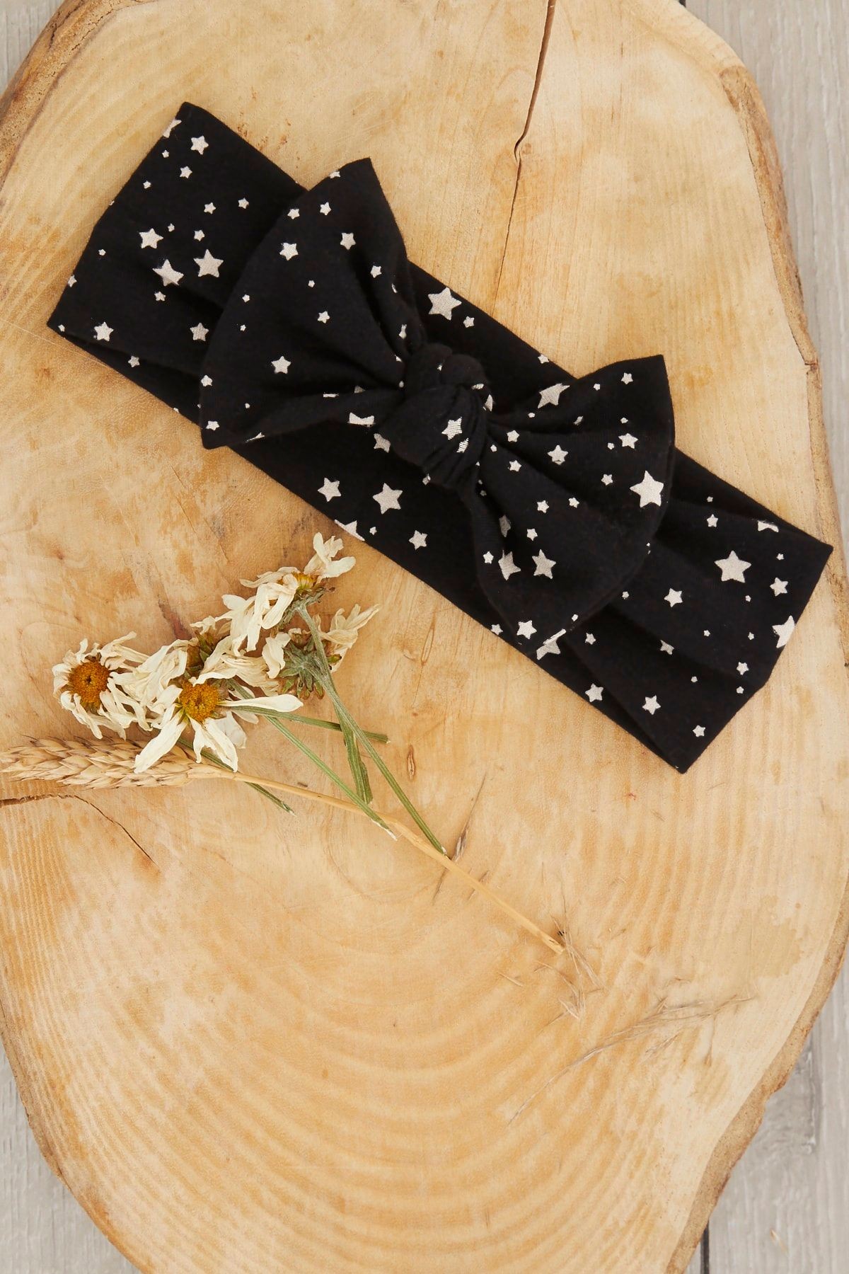 El Yapımı Yumuşak Fiyonk Bağlamalı Doğal %100 Pamuklu Penye 3'lü Bebek Çocuk Kız Bandana Seti