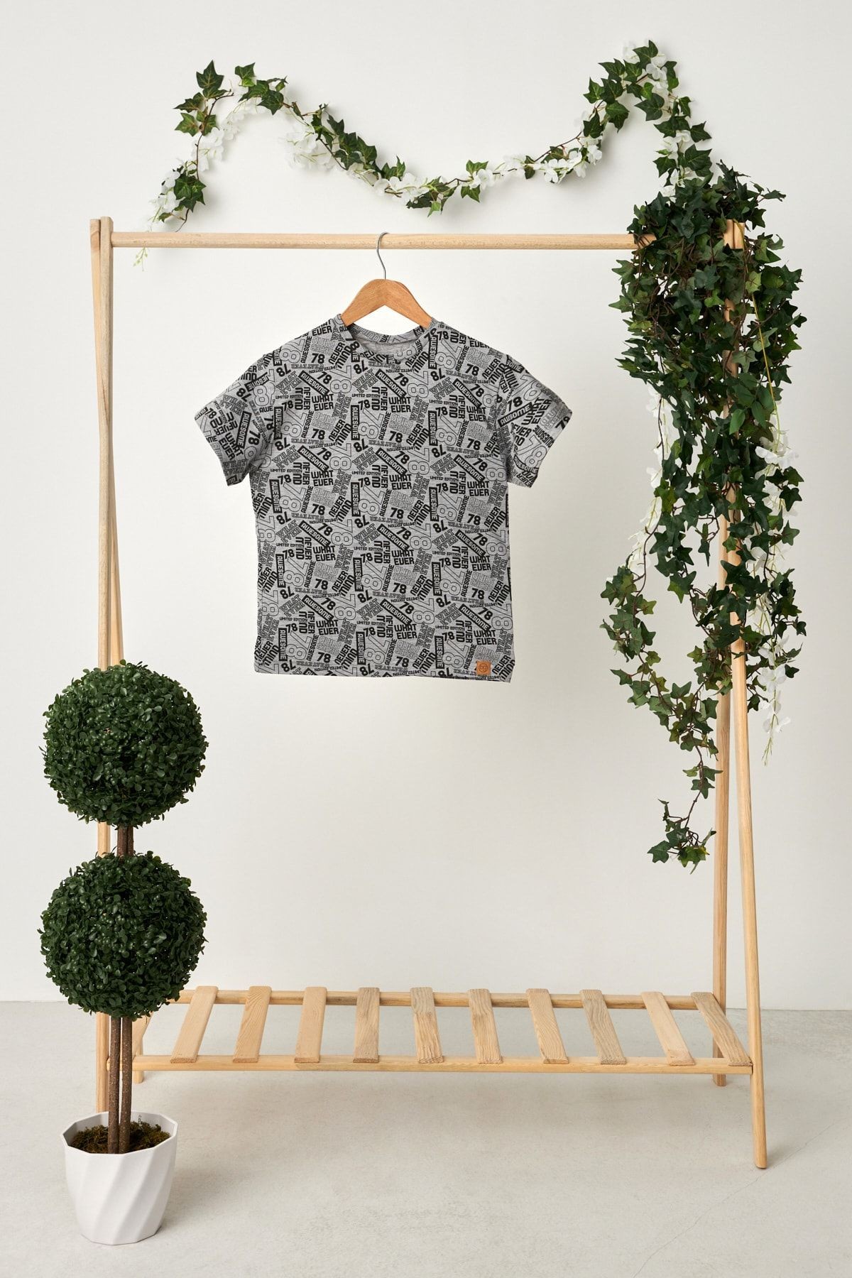 Kız %100 Pamuklu Penye T-shirt Bandana 2^li Takım -spor Rahat Best Of Koleksiyon 4
