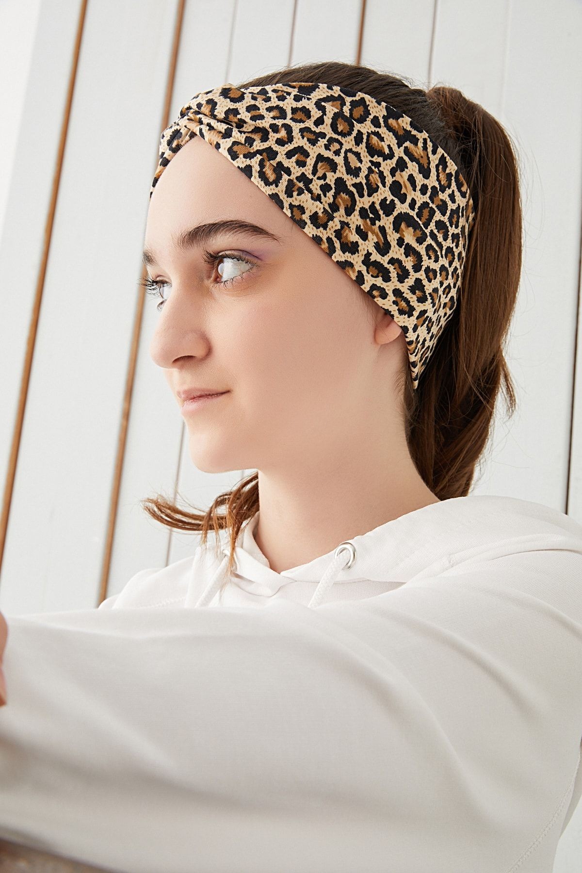 Kız Çocuk Genç Bandana Saç Bandı Ekstra Yumuşak Esnek Doğal %100 Pamuklu Penye