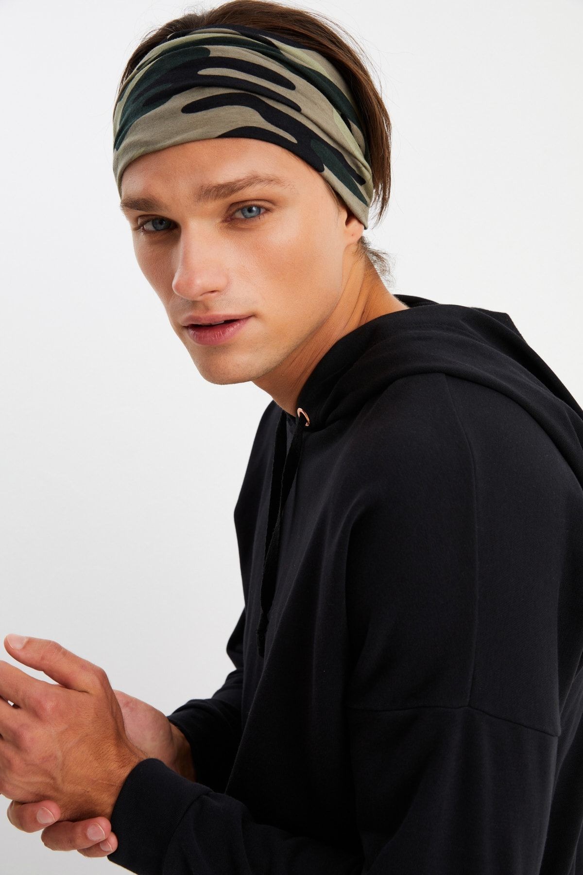 Erkek 4 Fonksiyonlu Koruyucu Pamuklu, Esnek, Terletmez, Bandana, Boyunluk, Maske
