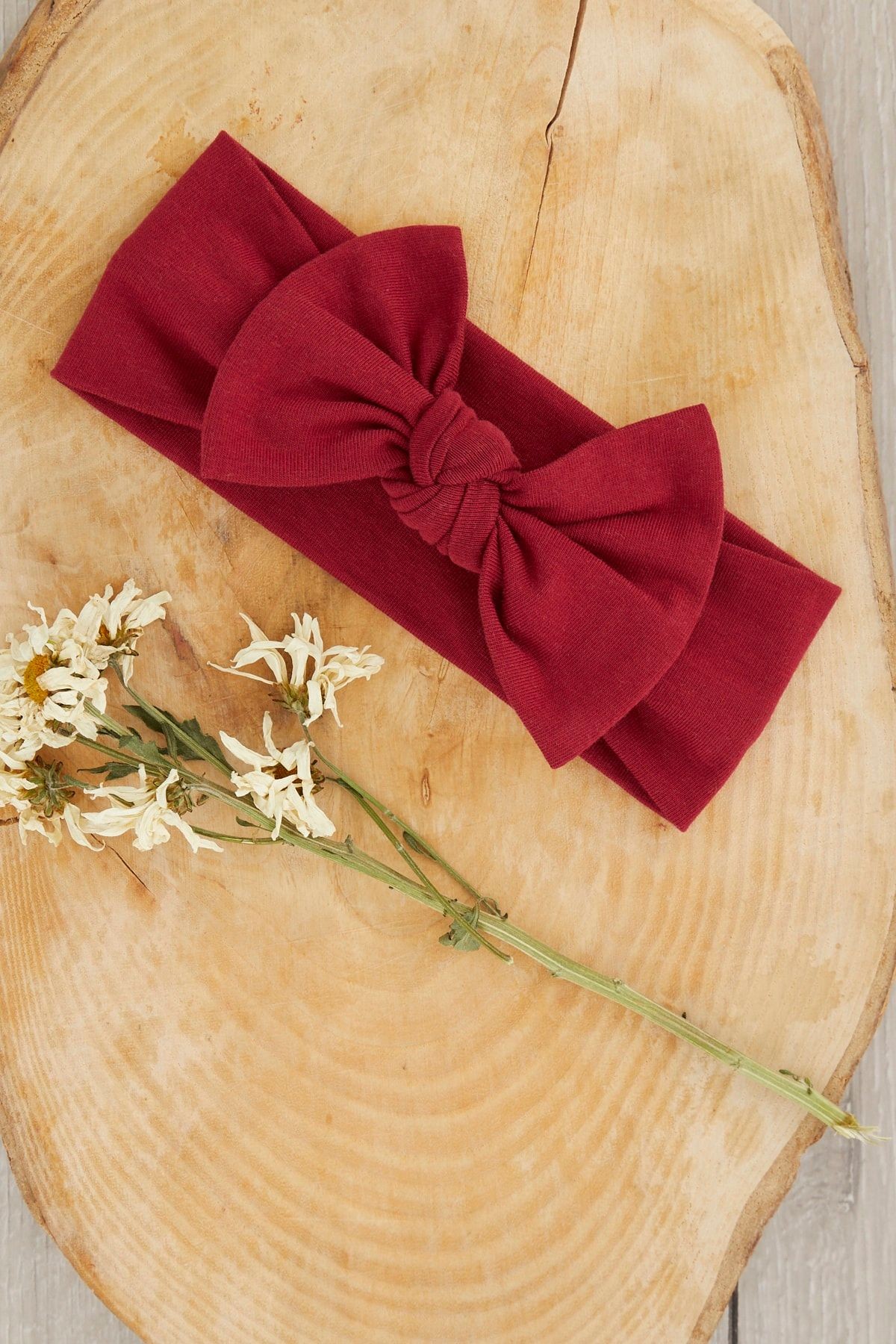 El Yapımı Yumuşak Fiyonk Bağlamalı Doğal Pamuklu Penye Bebek Çocuk Kız Bandana ELİT SERİ
