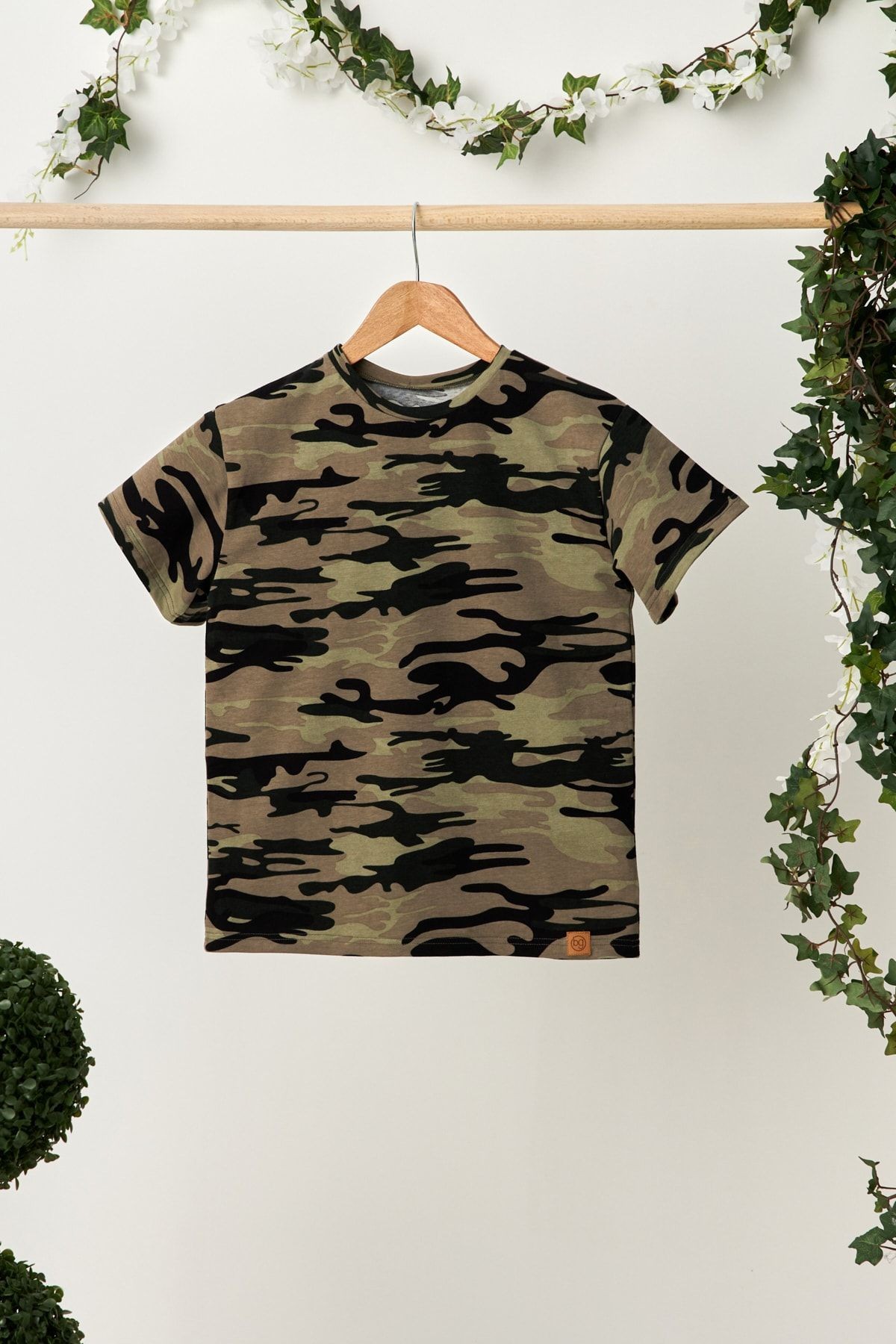 Erkek Çocuk %100 Pamuklu Penye Oversize T-Shirt Yumuşak Bandana İKİLİ TAKIM Trend Seri 2