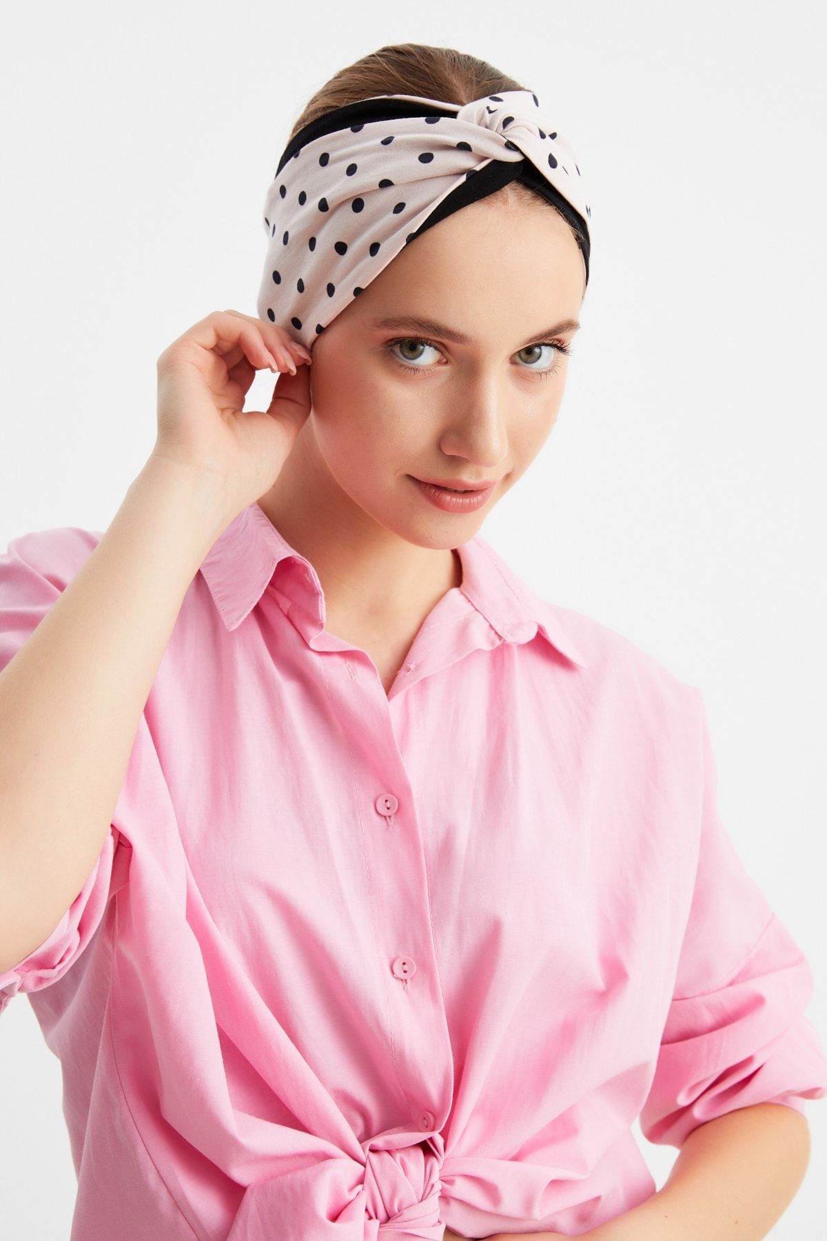 Kadın Style Pamuklu Penye, Kaymaz, Yumuşak, Esnek, Saç Bandı Bandana