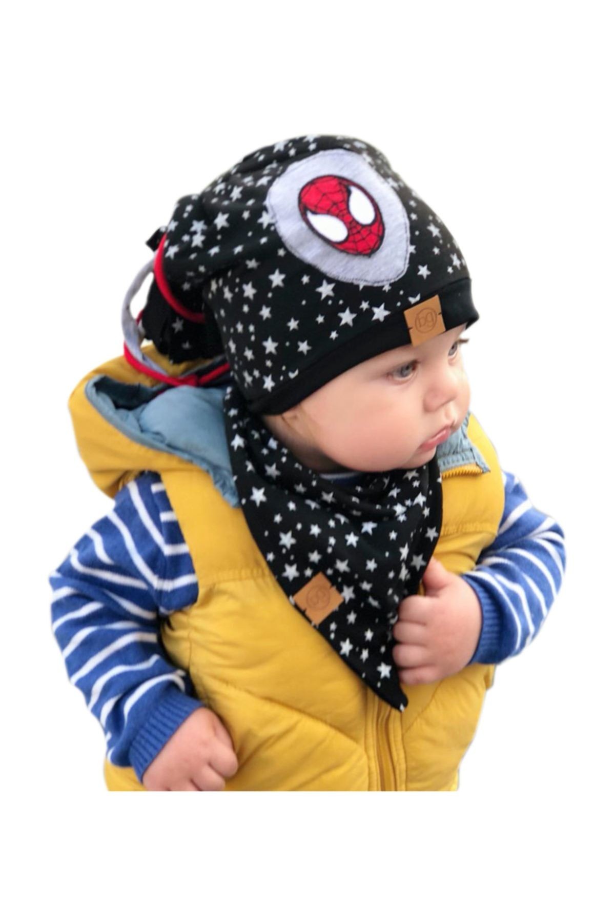 Siyah Erkek Bebek Bere Ve Boyunluk