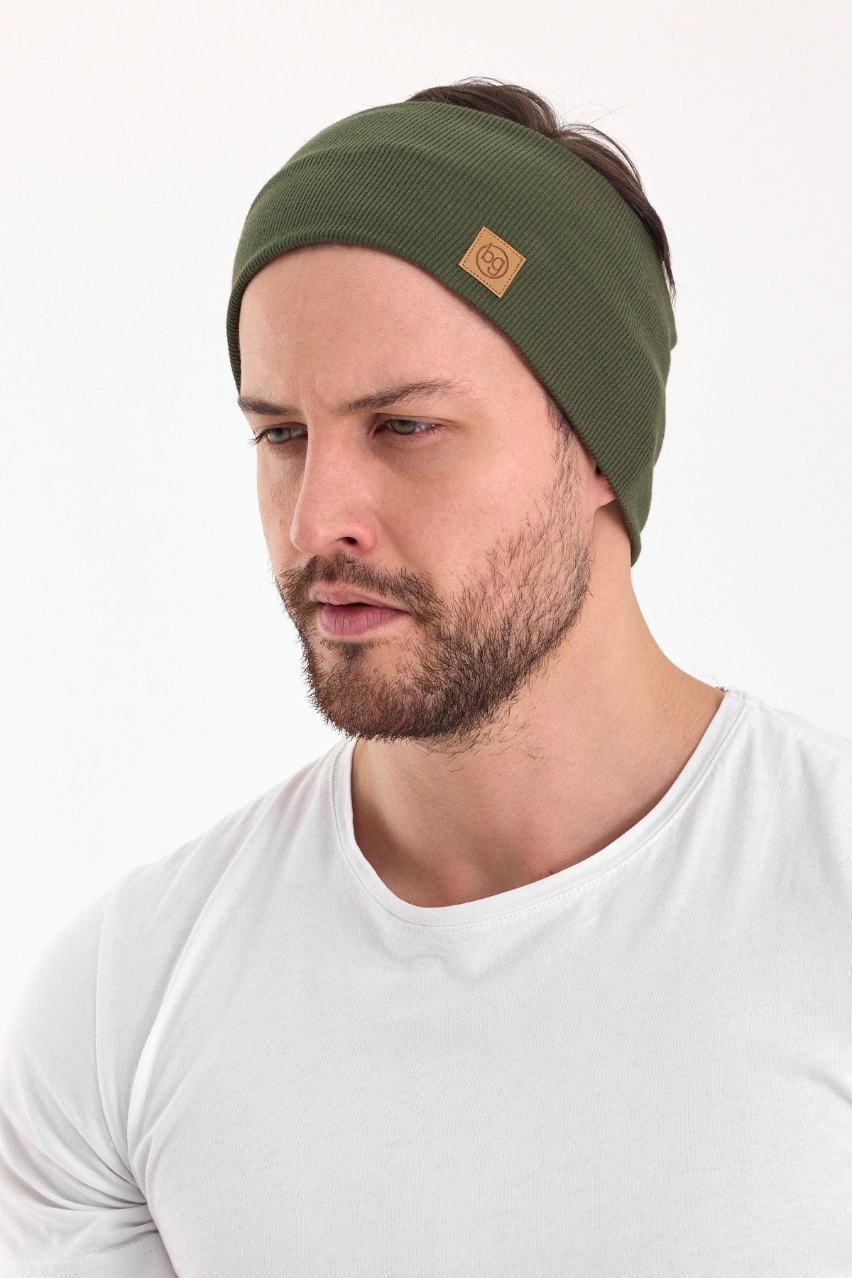 Erkek Pamuklu Kaşkorse, Kaymaz, Terletmez, Ultra Hafif, Spor Saç Bandı Bandana Buff